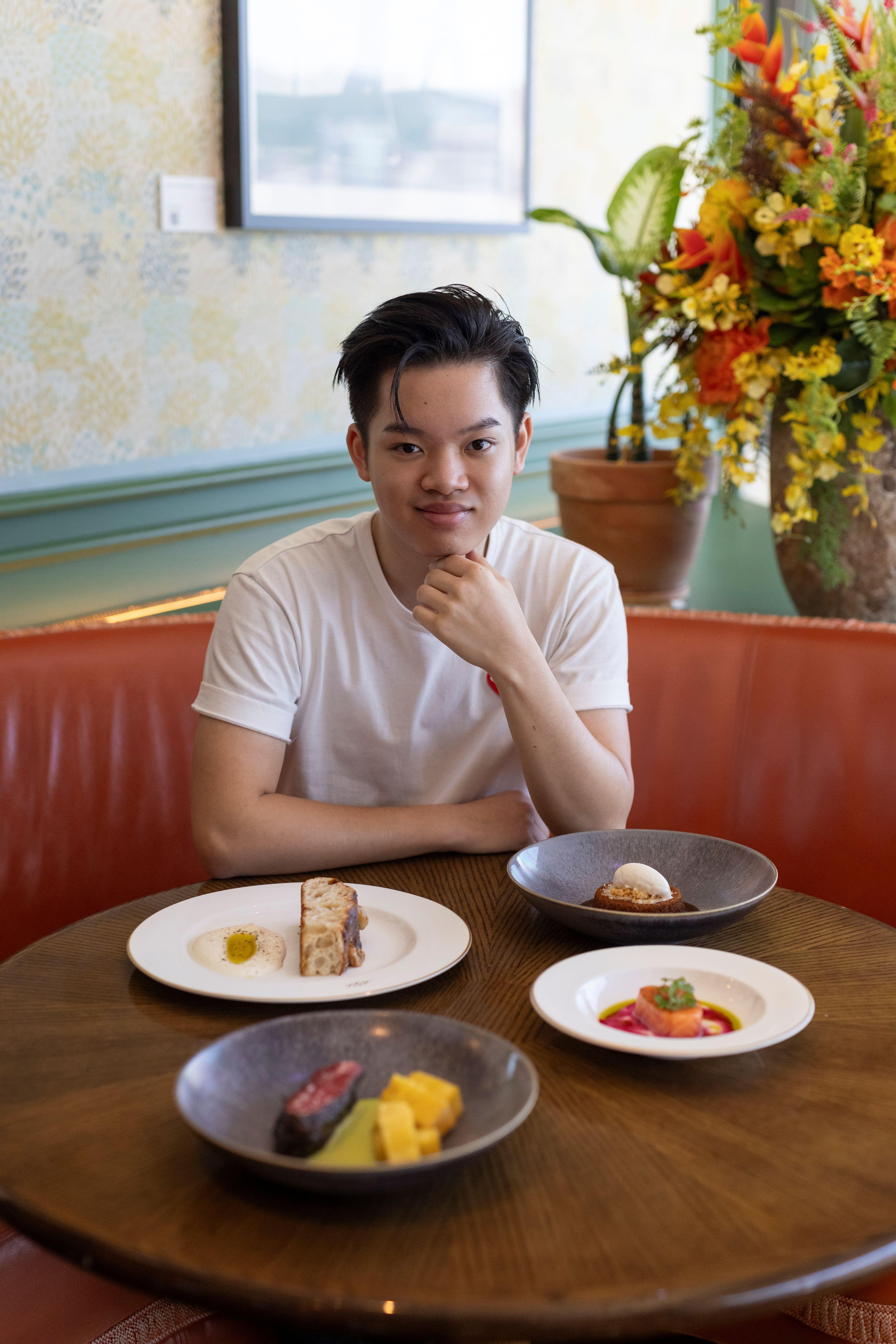 年僅 21 歲的人氣私房菜廚師黄國樑(Andrew Wong)