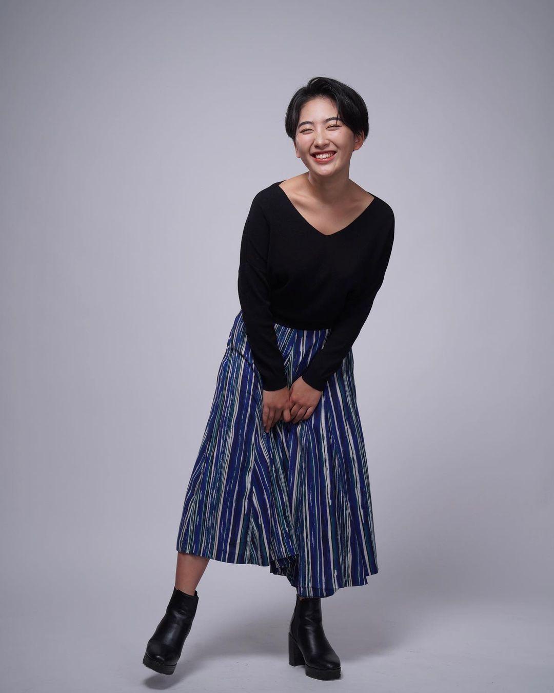 松本花林懷孕而與東出昌大奉子成婚。(松本花林IG資料圖片)