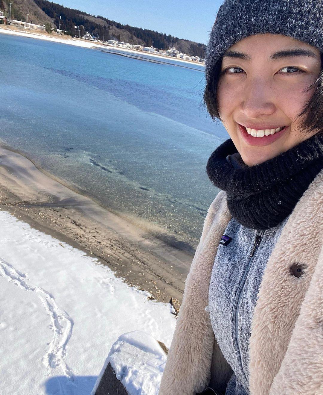 松本花林懷孕而與東出昌大奉子成婚。(松本花林IG資料圖片)