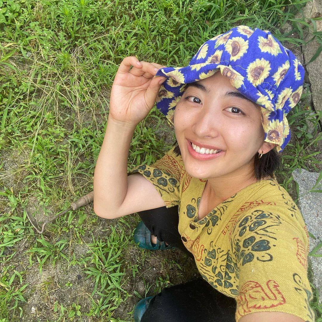 松本花林懷孕而與東出昌大奉子成婚。(松本花林IG資料圖片)