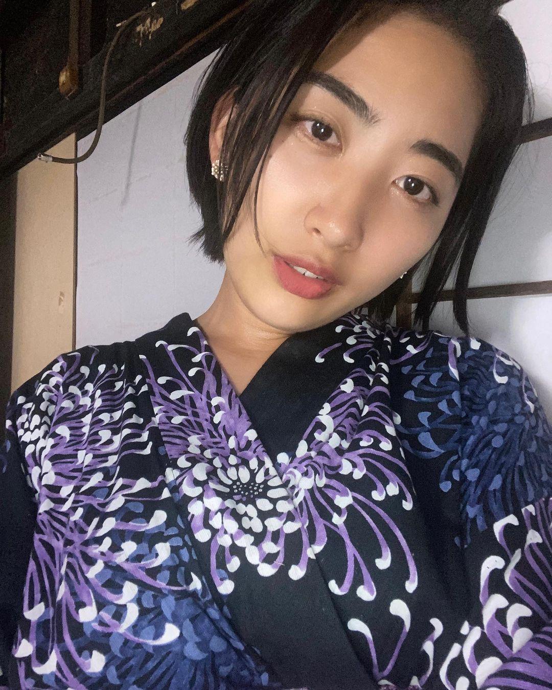 松本花林懷孕而與東出昌大奉子成婚。(松本花林IG資料圖片)