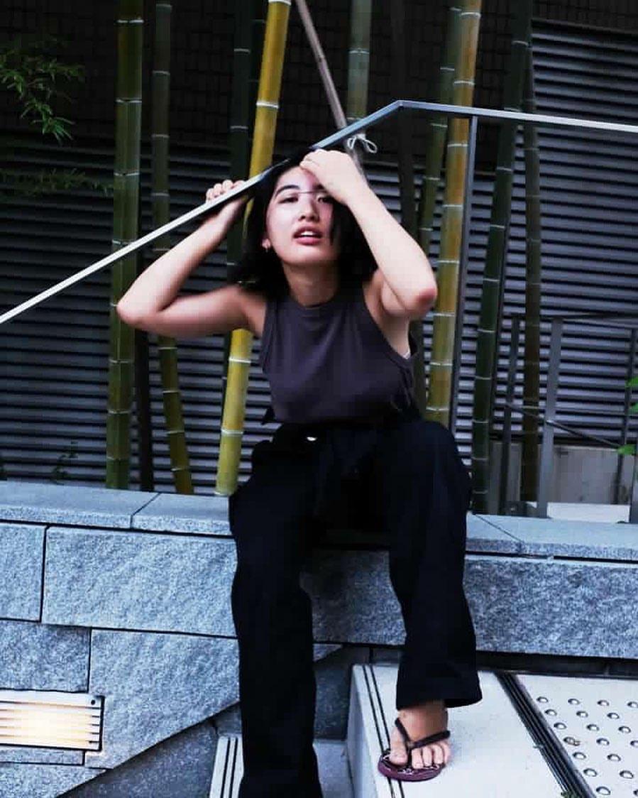 松本花林懷孕而與東出昌大奉子成婚。(松本花林IG資料圖片)