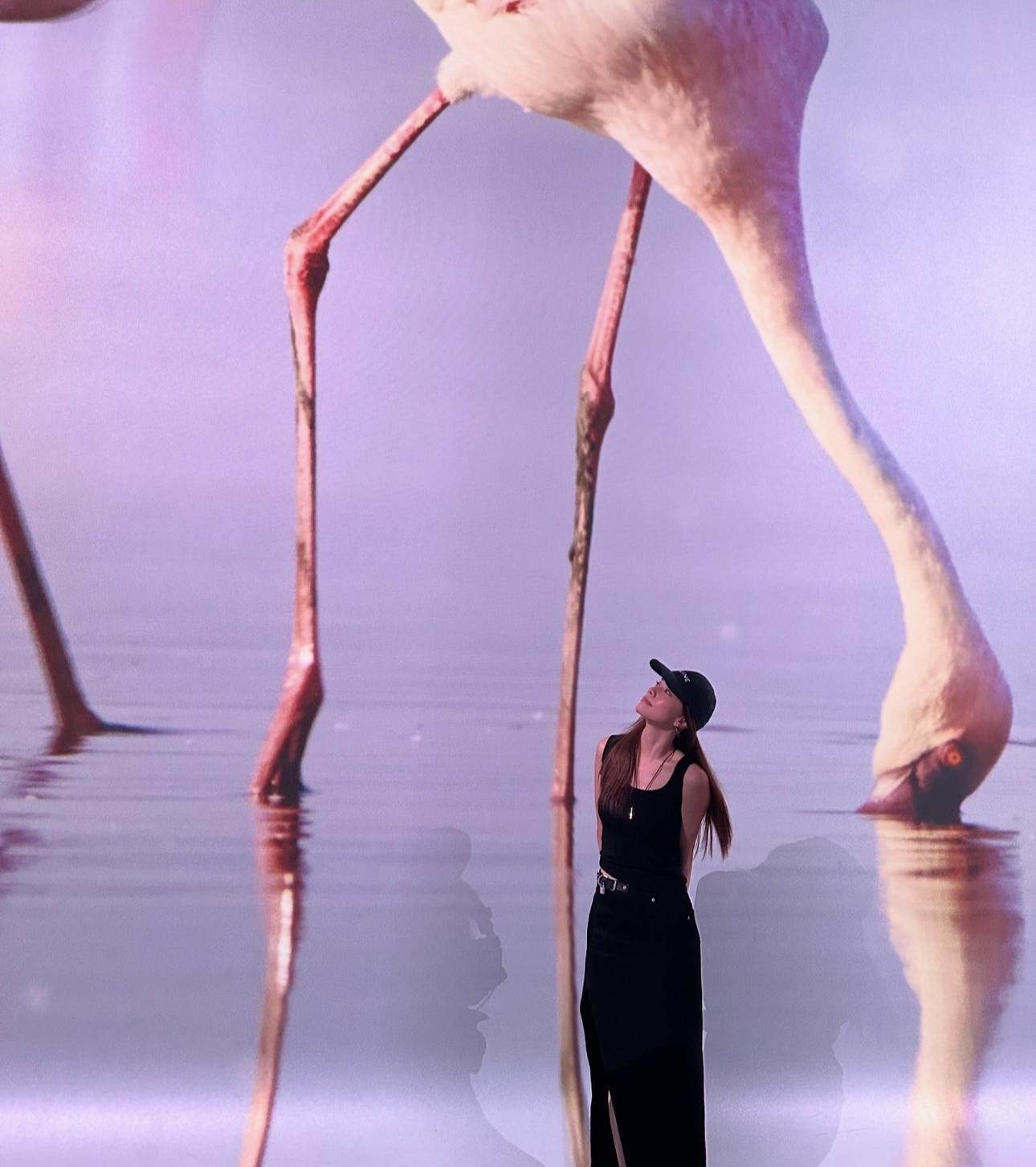 她們更到博物館參觀。