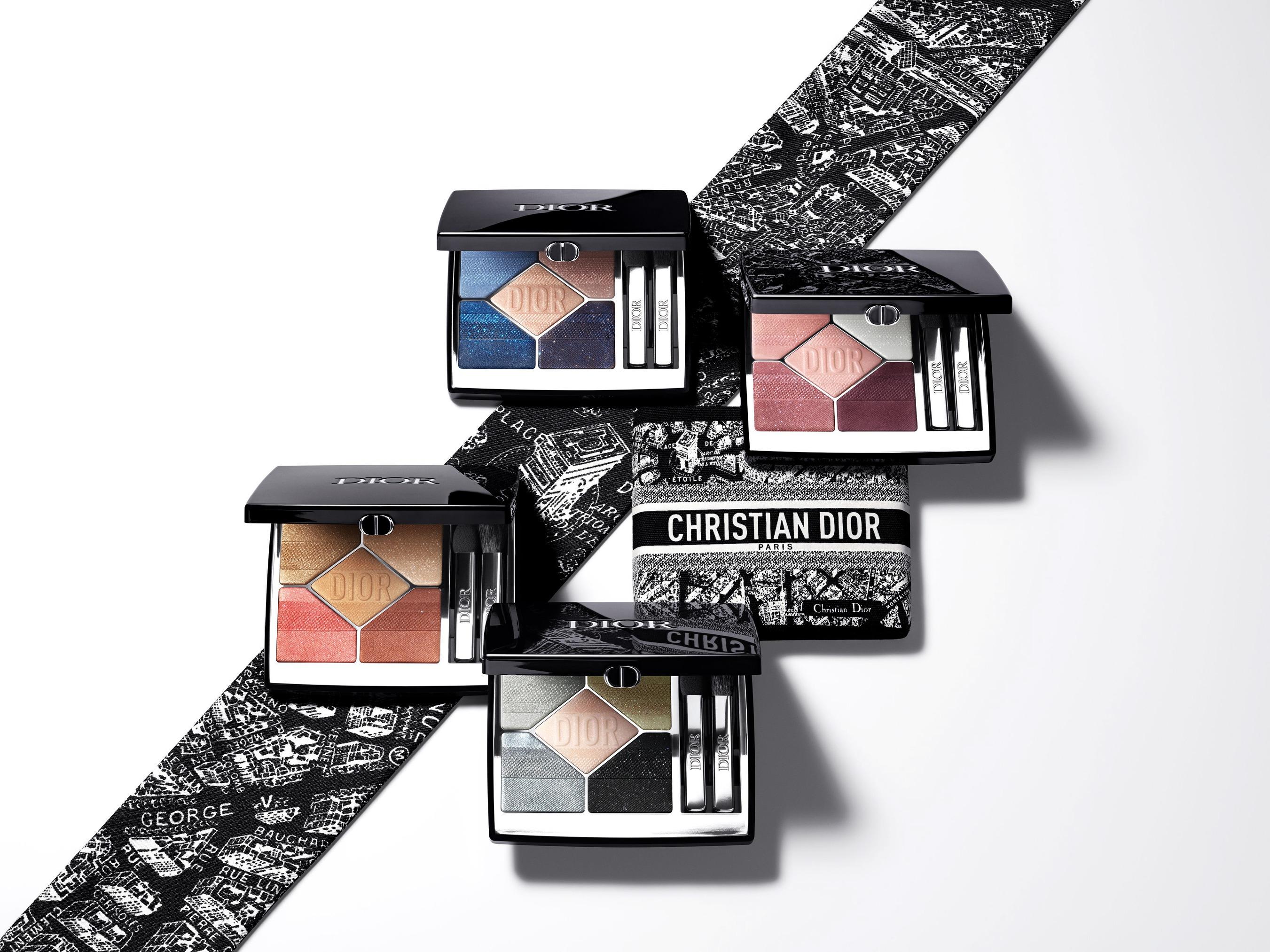 秋妝2024|Dior巴黎地圖系列 高級訂製五色眼影 $730