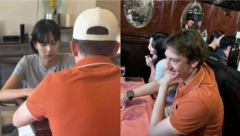 Lisa與男友昨日被拍到同遊夏威夷,雖然Frédéric背向鏡頭(左圖),但所穿的POLO恤與之前約會Lisa時(右圖),是同一件衫。(網上圖片)