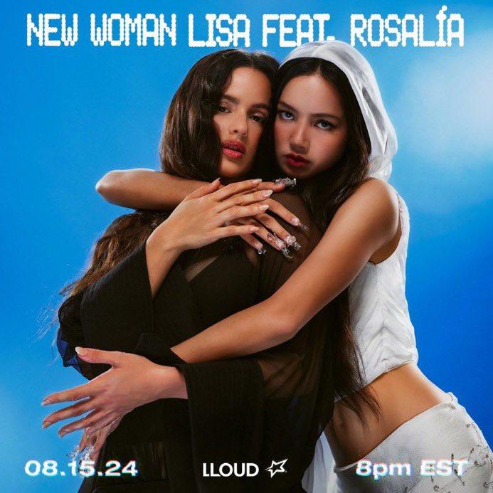 Lisa與Rosalía合作的新歌《NEW WOMAN》,上架24分鐘即破百萬。