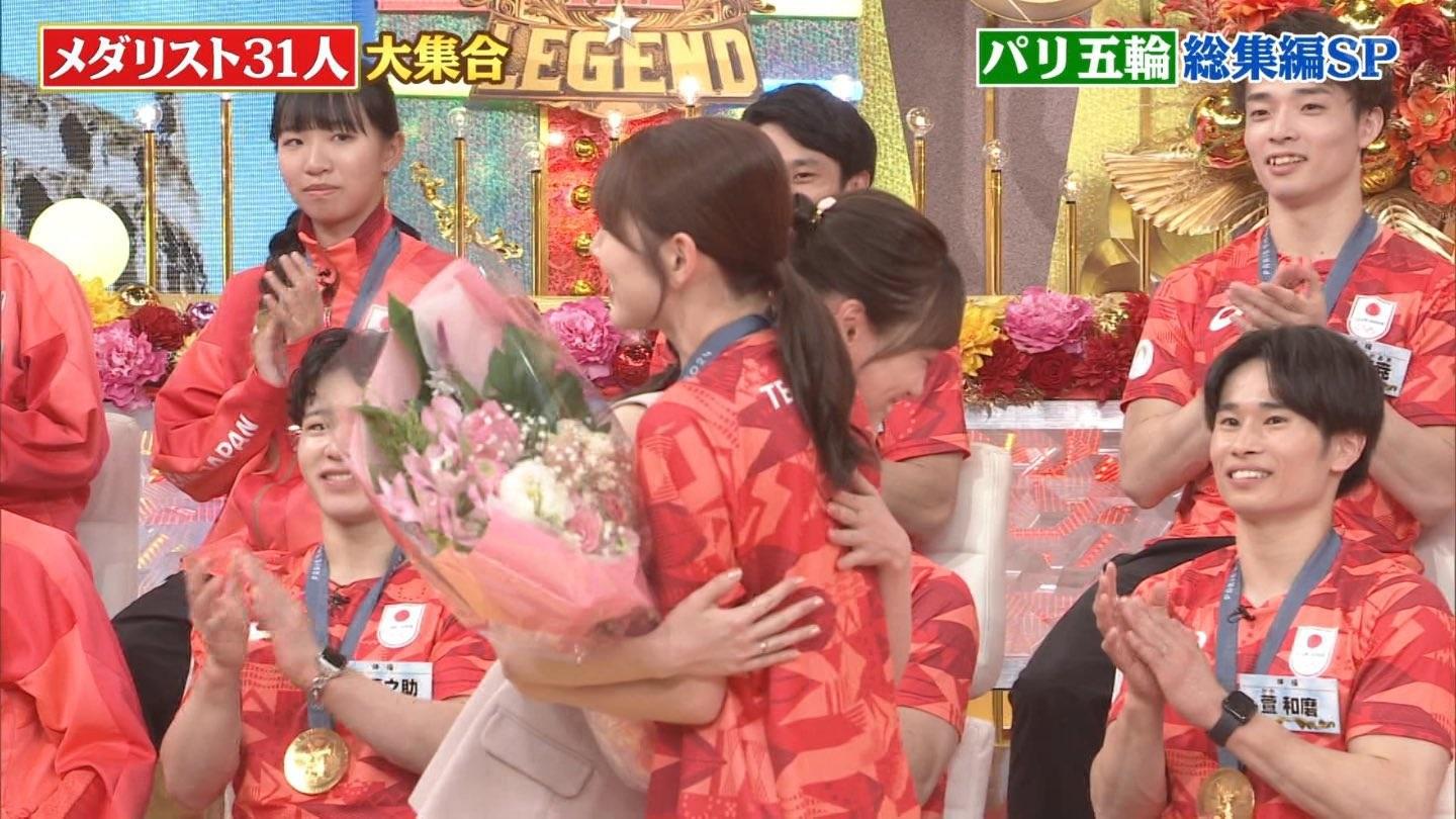 日本節目安排志田千陽與偶像見面。(影片截圖)