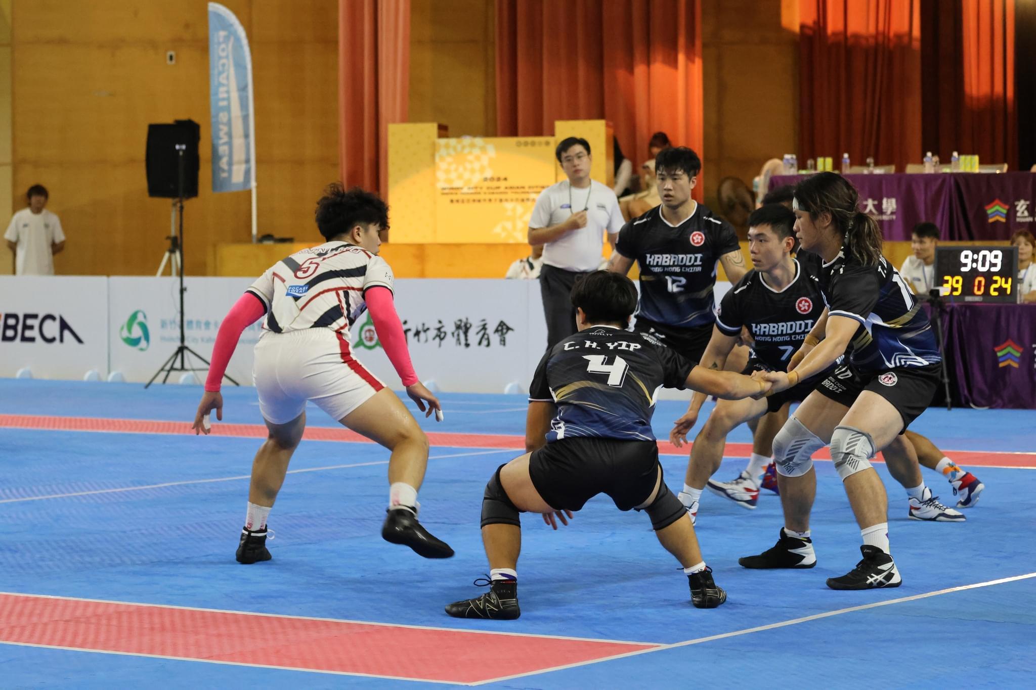 2024風城盃亞洲城市男子室內卡巴迪對抗賽,香港卡巴迪體育聯會派出6名選手之參賽獲第5名。