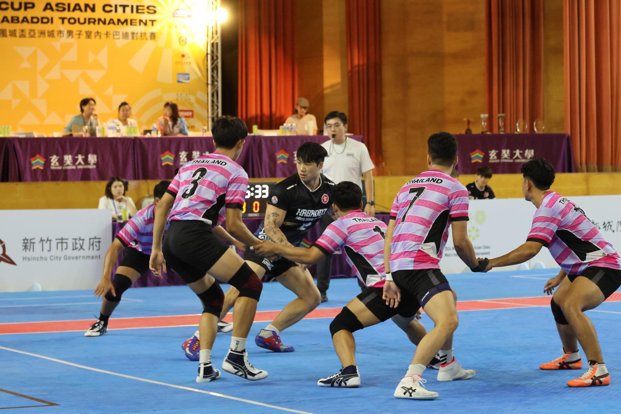 2024風城盃亞洲城市男子室內卡巴迪對抗賽,香港卡巴迪體育聯會派出6名選手之參賽獲第5名。