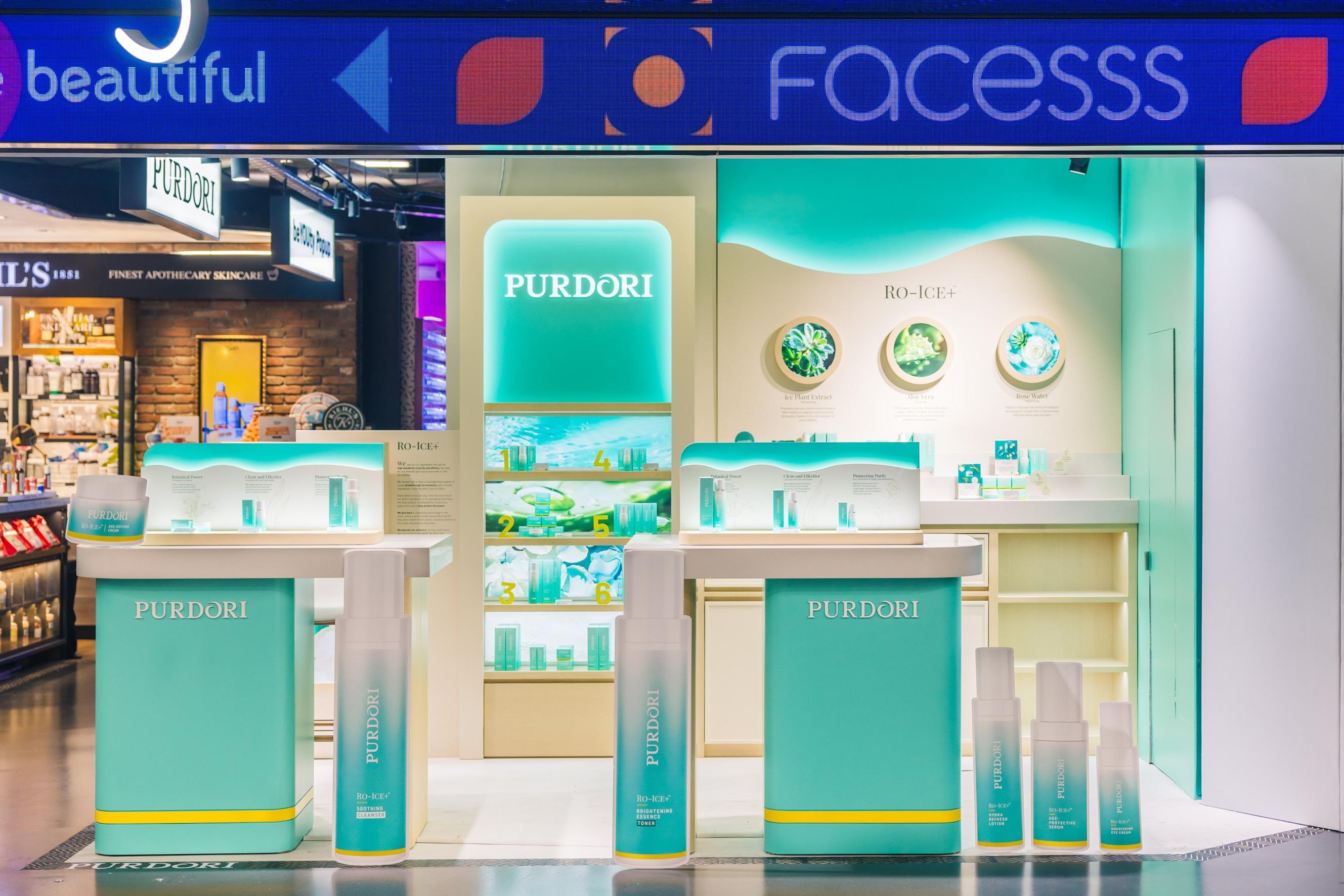 Purdori於Facesss時代廣場的專櫃已正式開業。