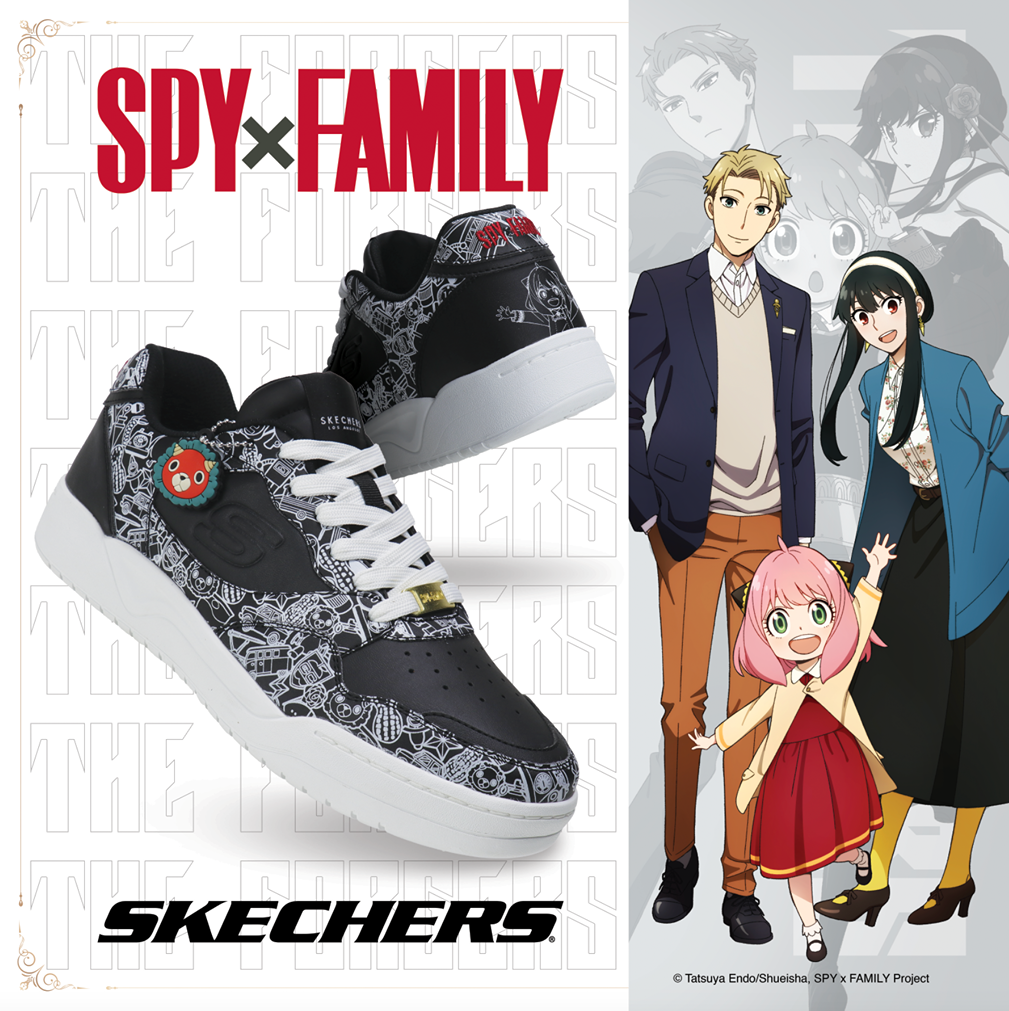SPY FAMILY X SKECHERS KOOPA COURT系列