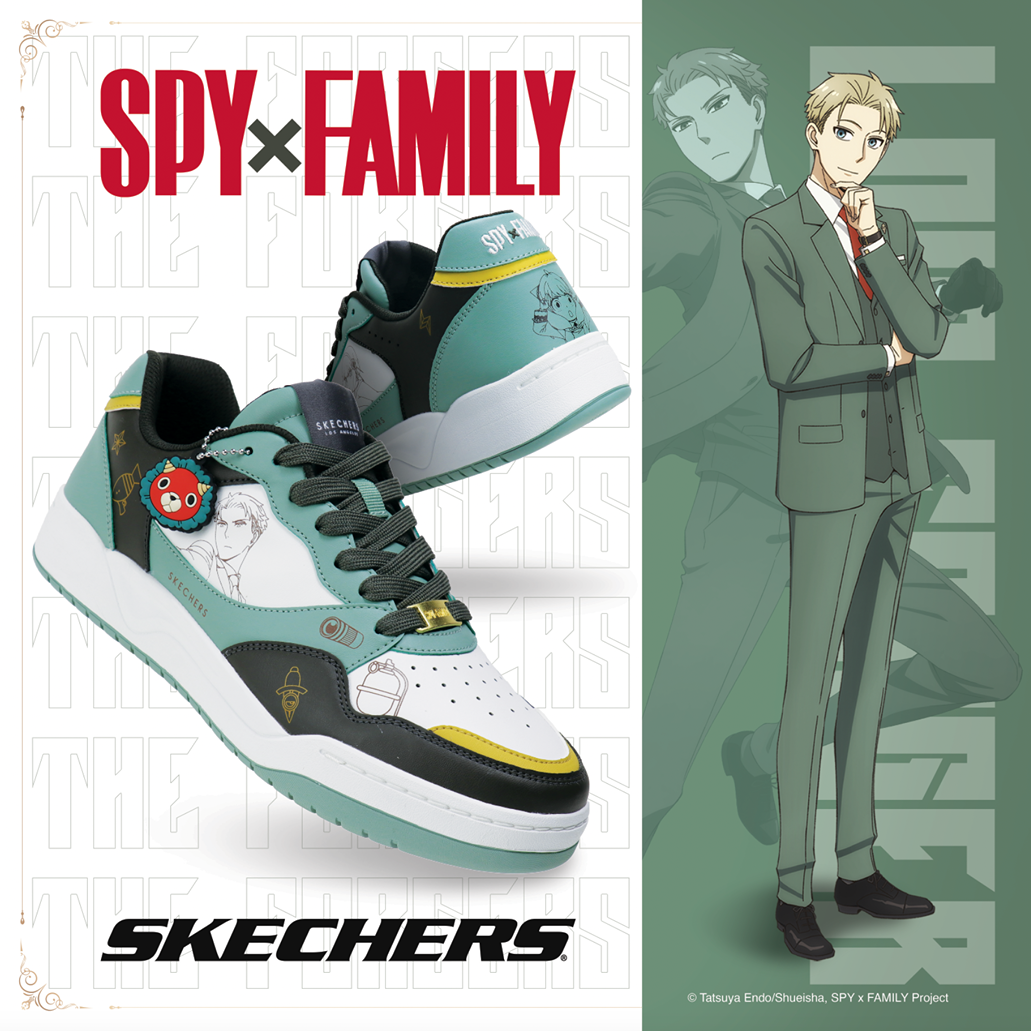 SPY FAMILY X SKECHERS KOOPA COURT系列