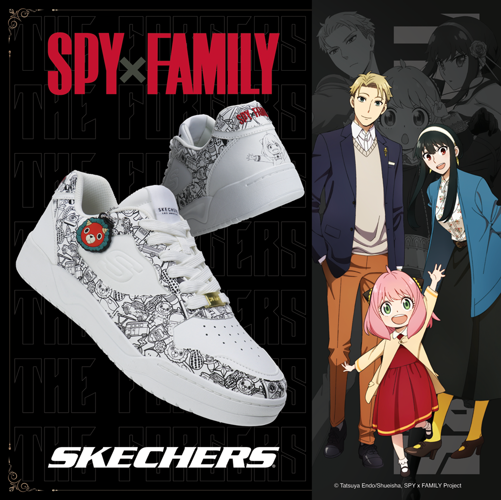 SPY FAMILY X SKECHERS KOOPA COURT系列