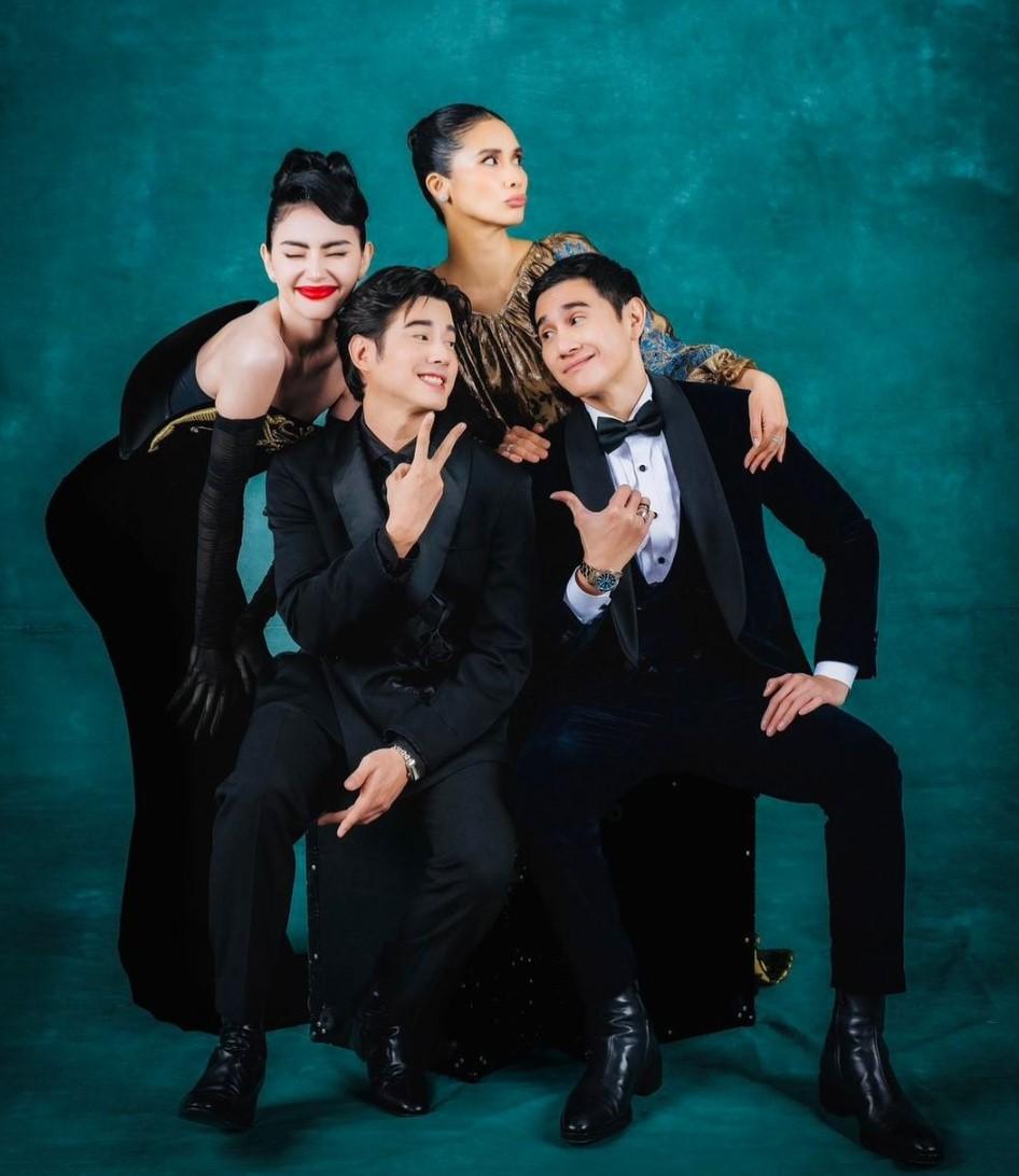 Davika和Mario跟印尼版《嚇鬼阿嫂》兩主角合體宣傳。