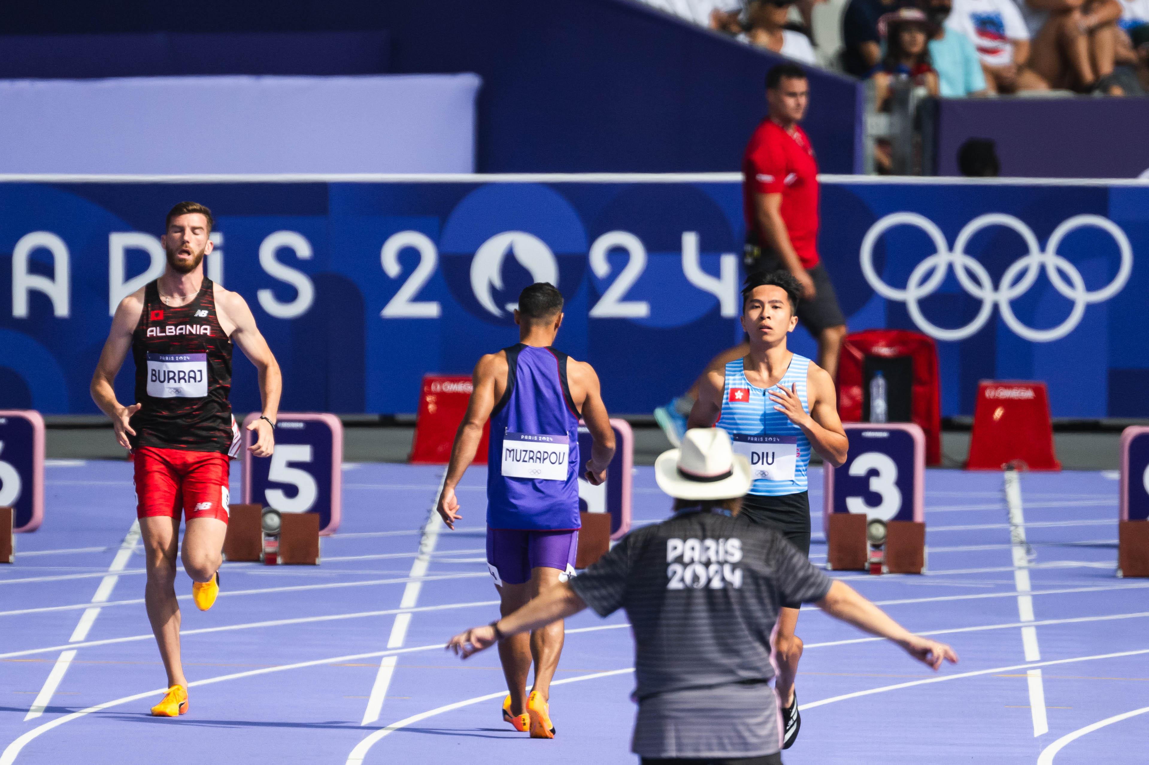 香港跑手刁俊稀出戰男子100米預賽。(相片由港協暨奧委會提供)