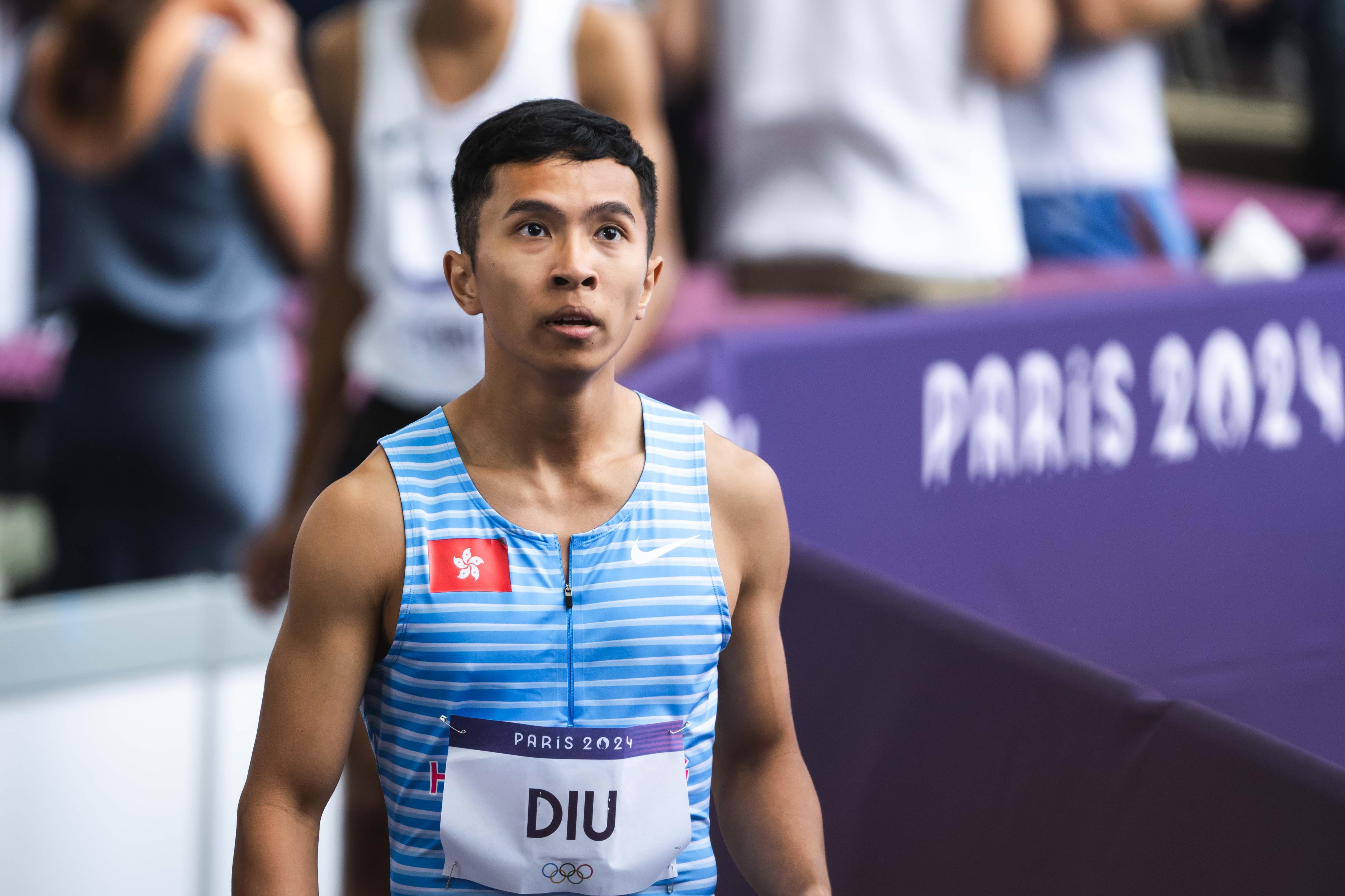 香港跑手刁俊稀出戰男子100米預賽。(相片由港協暨奧委會提供)