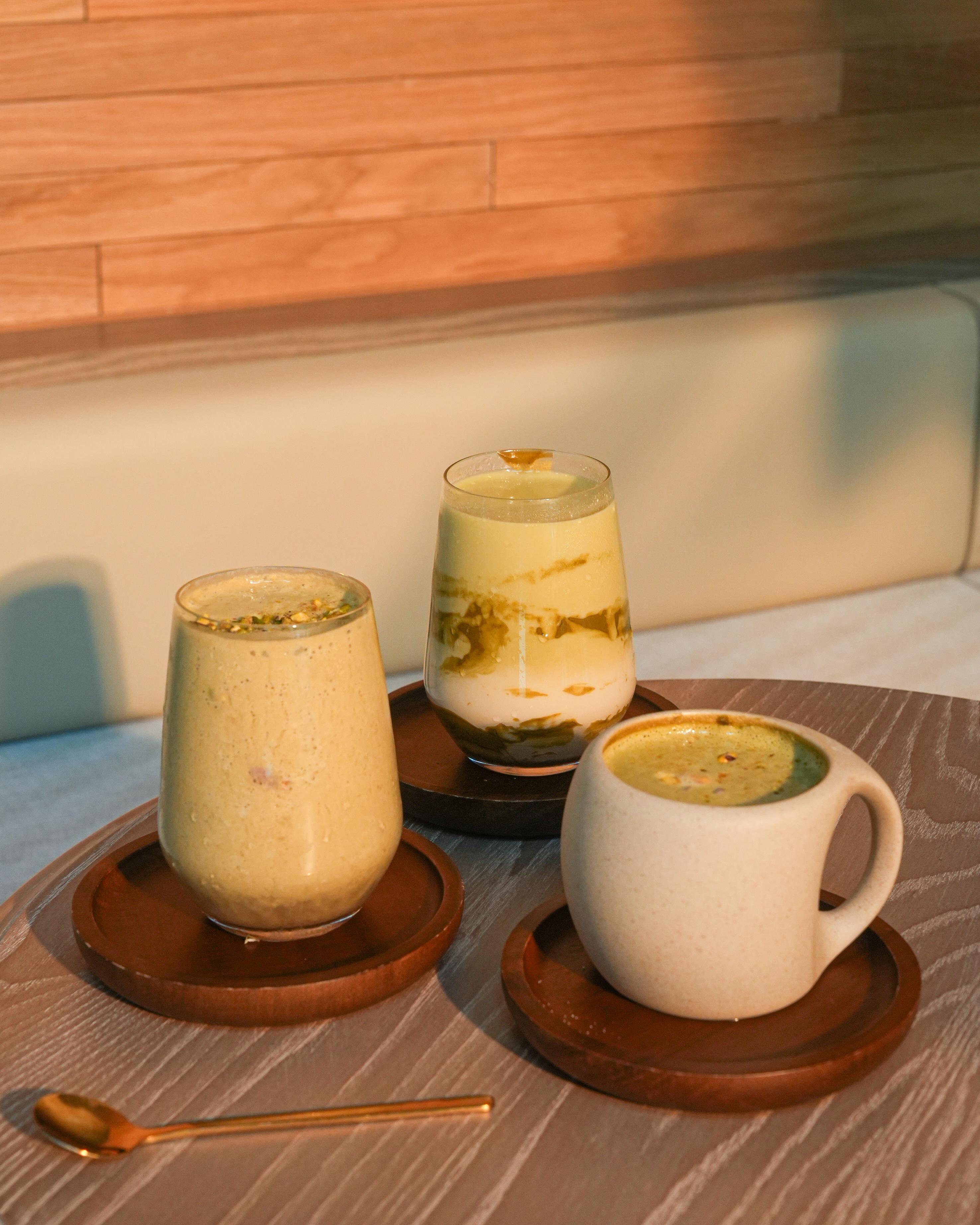 開心果拿鐵(熱飲HK$50;冷飲HK$55)