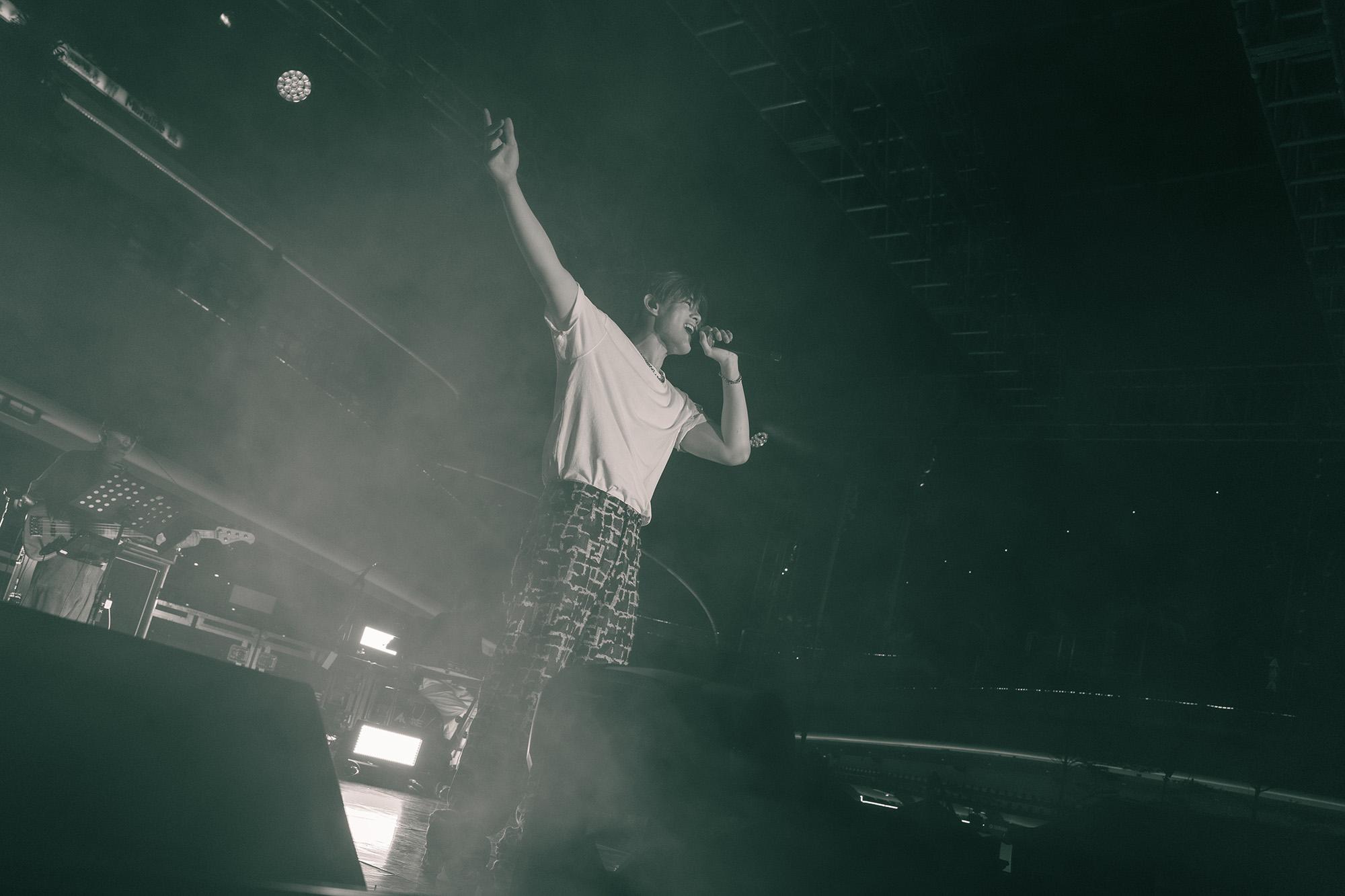 泳兒、黃明德、黎展峯及洪助昇出席於海洋公園水上樂園「Aqualand」舉行的「New Bomb音樂會」。