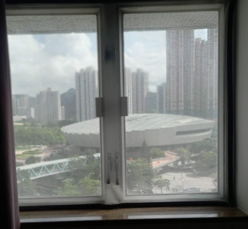 單位望向將軍澳單車館公園,景觀開揚吸引。(代理提供)