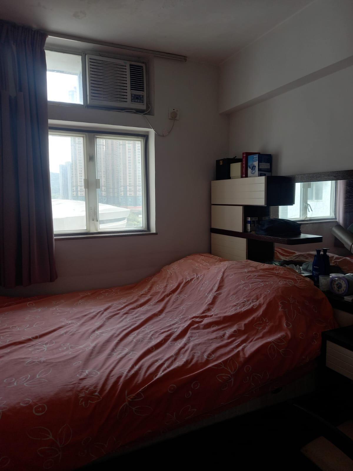 單位兩房間隔,其中一間房亦望向將軍澳單車館公園。(代理提供)