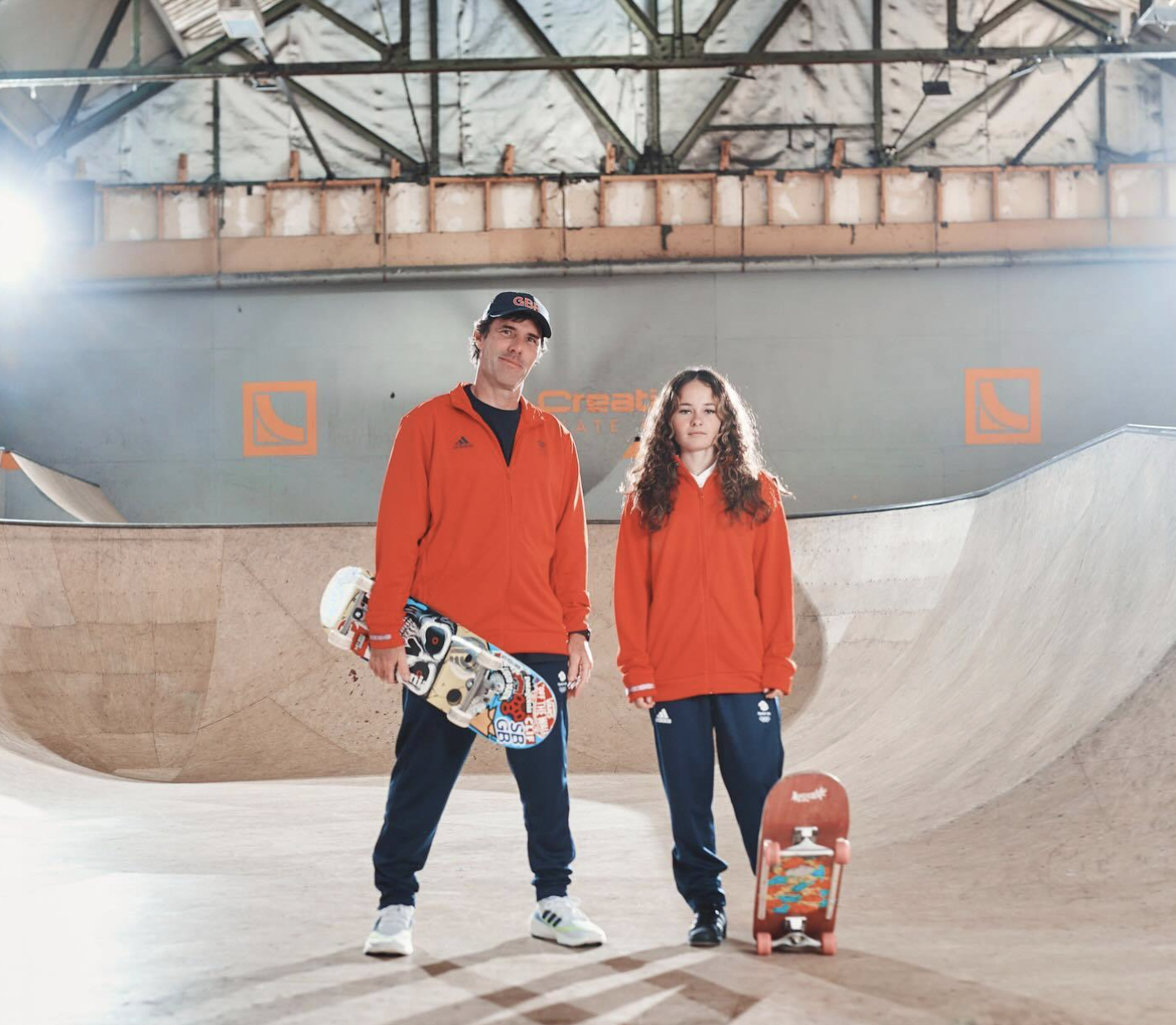 麥當奴與年僅16歲的隊友Lola Tambling。(IG@teamgb)