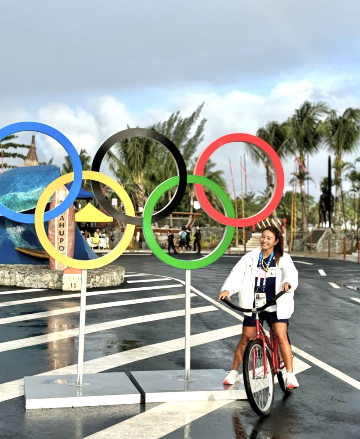 松田詩野在世界衝浪運動會中奪得亞洲最高排名,成功拿下巴黎奧運入場券。(IG)