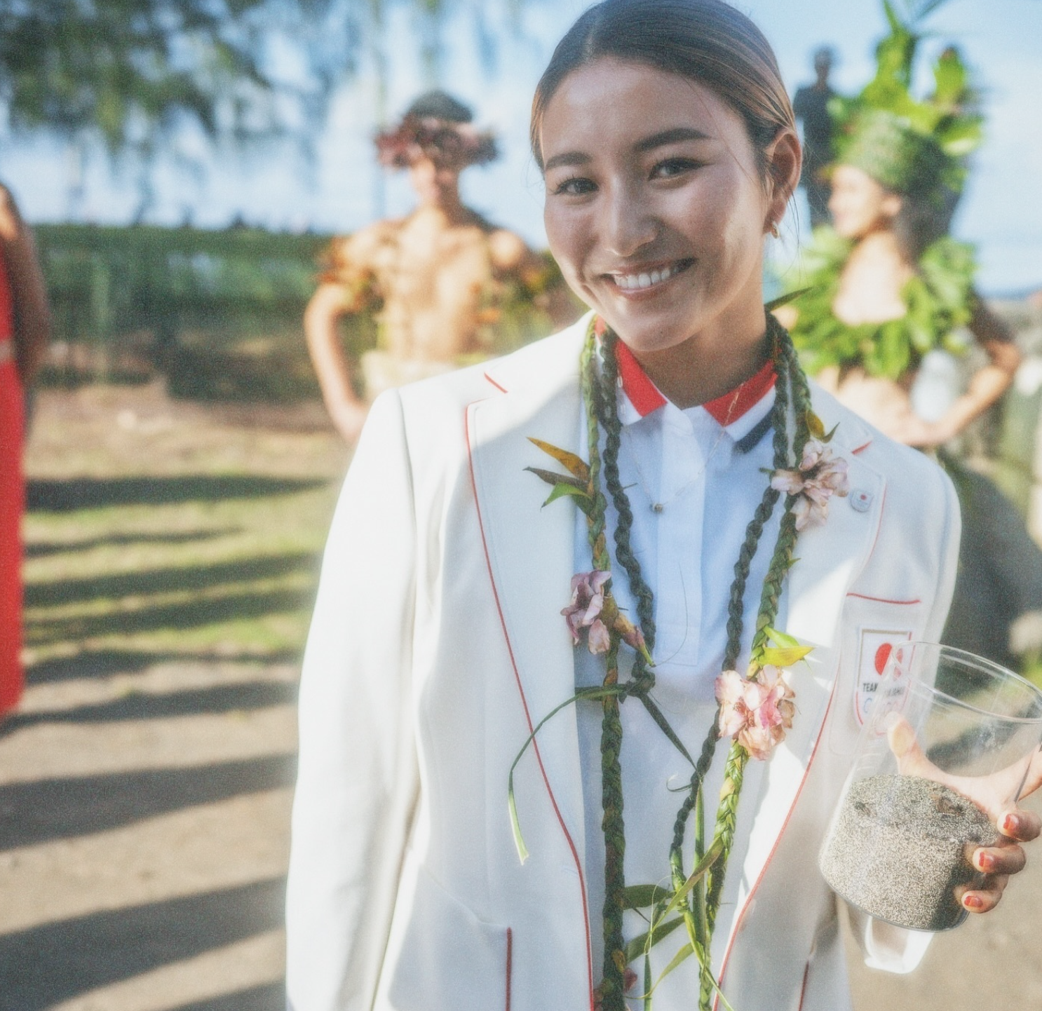 松田詩野在世界衝浪運動會中奪得亞洲最高排名,成功拿下巴黎奧運入場券。(IG)