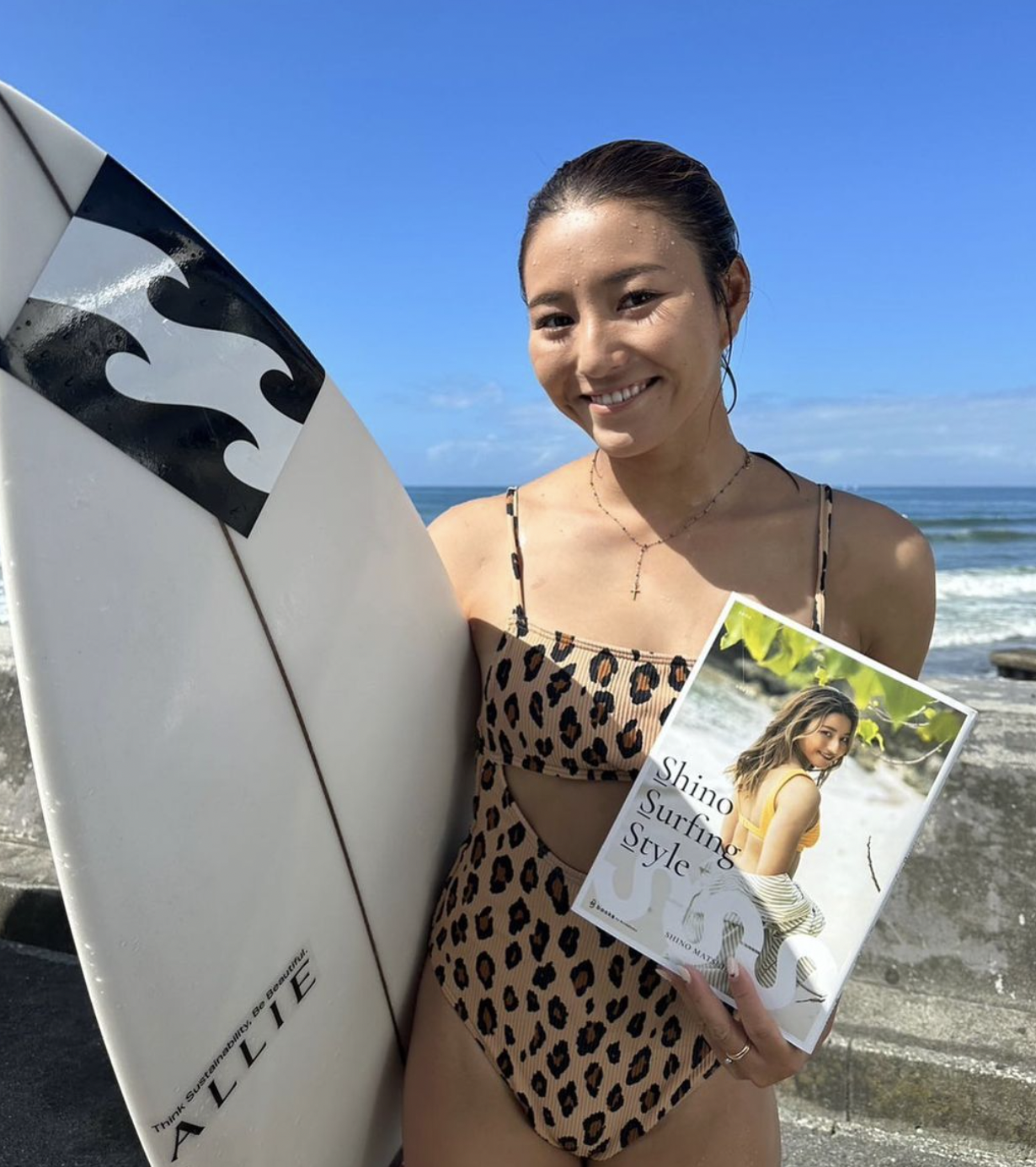 松田詩野因健康甜美的形象成為時尚寵兒。(IG)