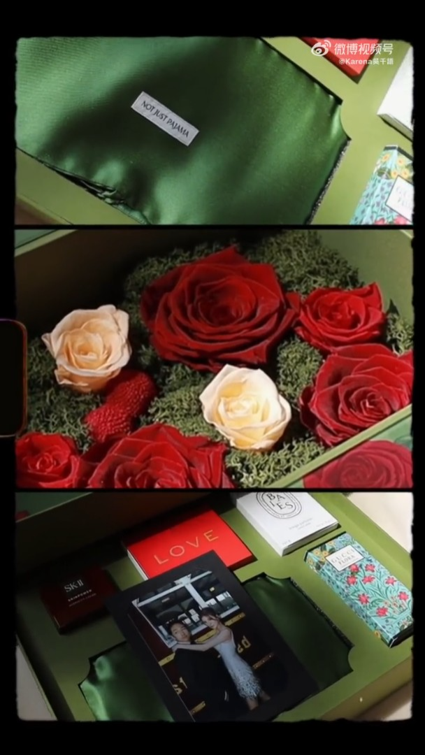 吳千語與施伯雄公開他們回禮的禮物,價值至少6千元。