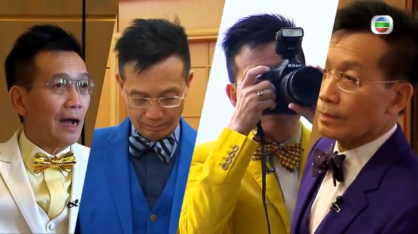 黎青龍因為七彩西裝打扮令人印象極深。