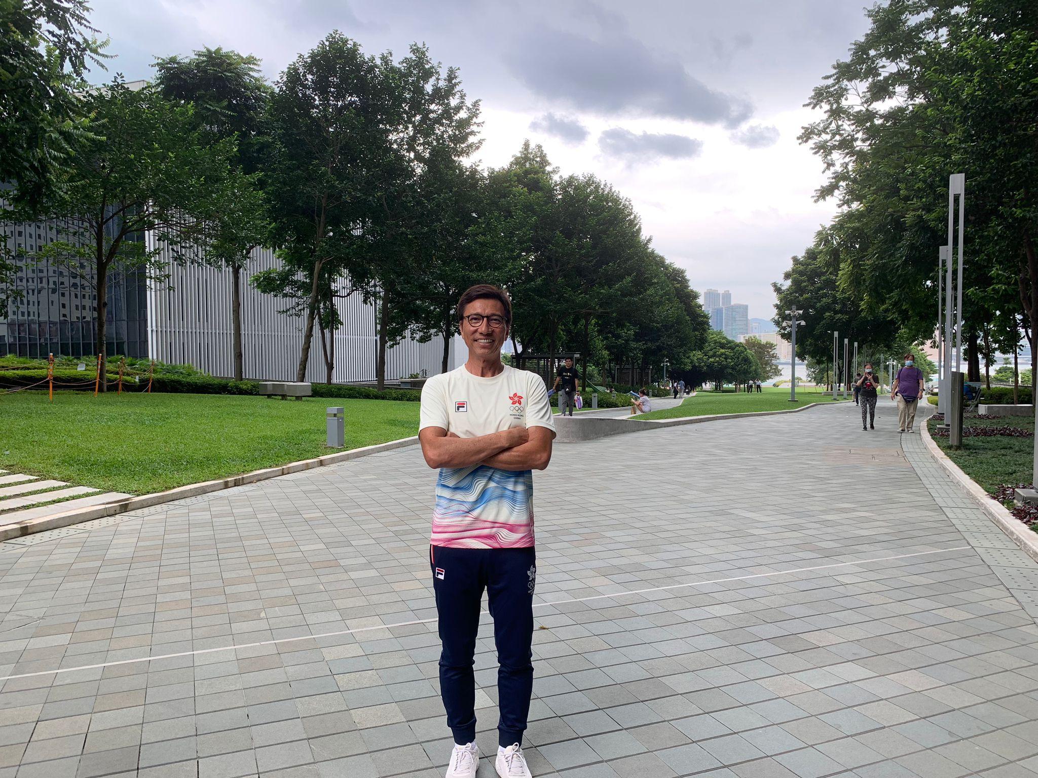 李麗珊丈夫黃德森,亦為前風帆運動員,曾於1994及1998年兩度奪得亞運銀牌。(資料圖片)