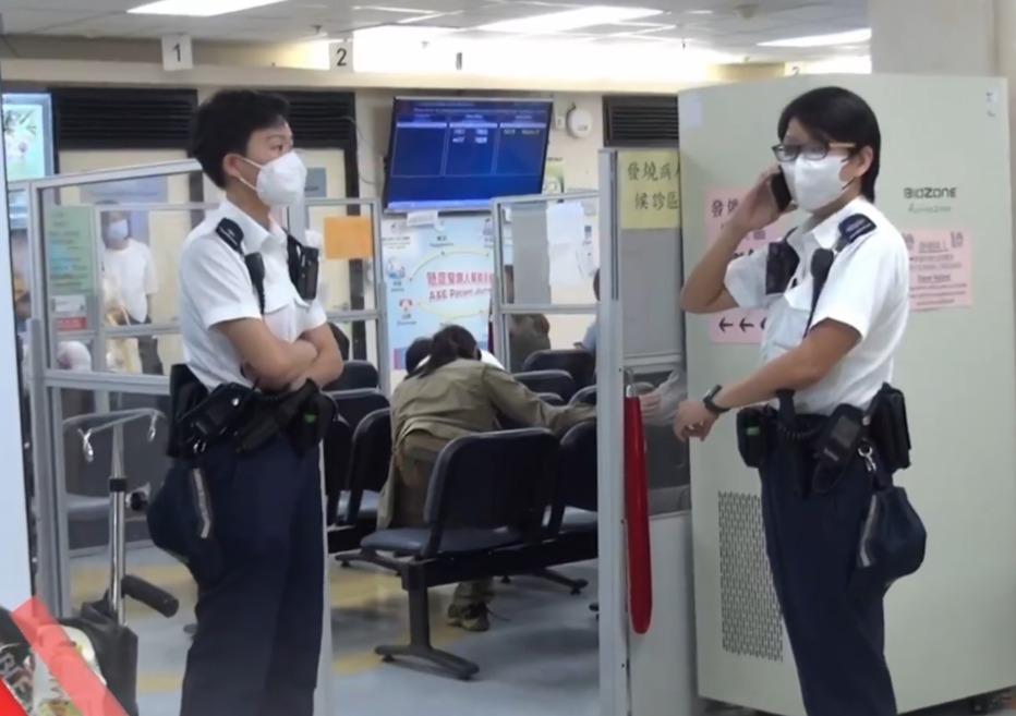 46歲漁護署男職員在大帽山暈倒後送院不治。(電視截圖)