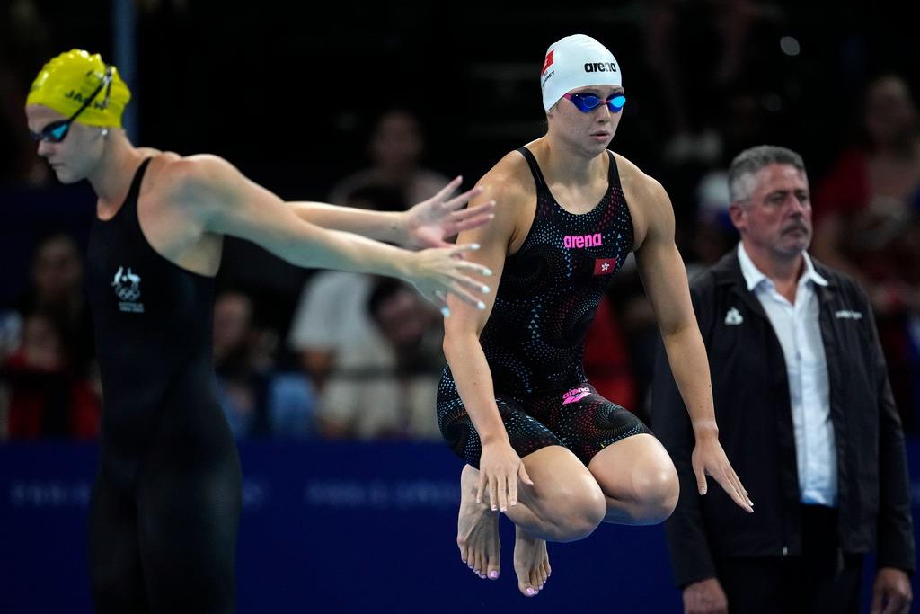 何詩蓓在100米自由泳再奪一面銅牌。(路透社)