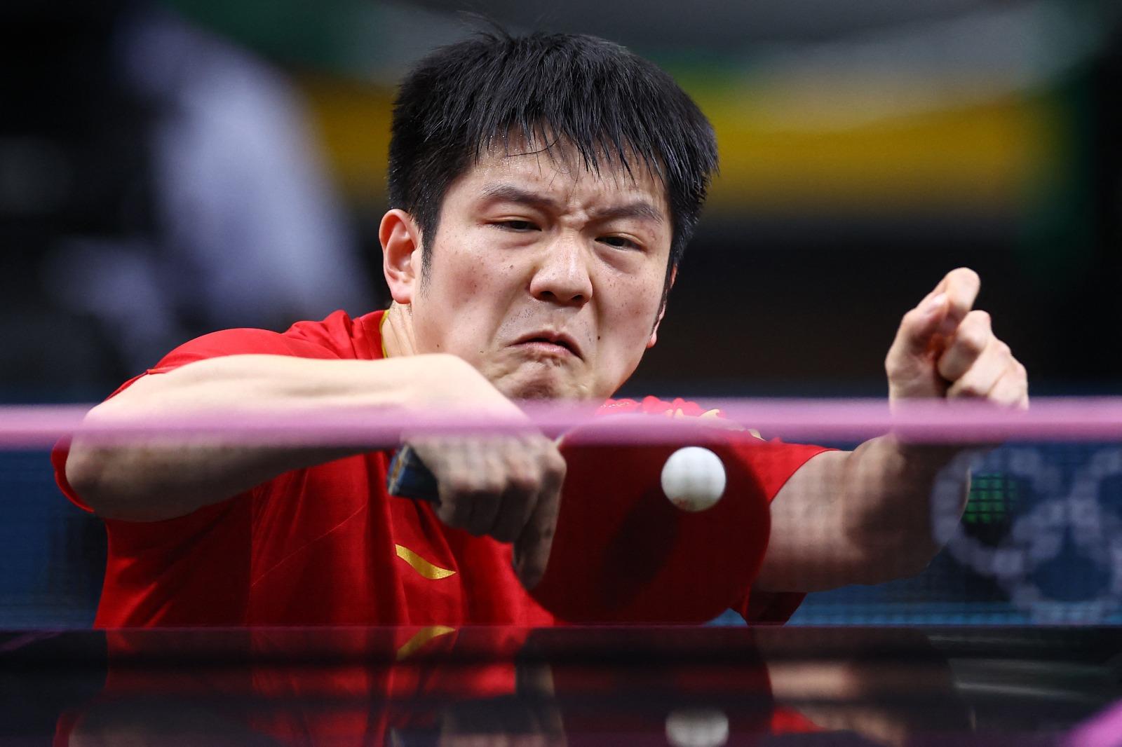 樊振東擊敗瑞典「六角戰士」莫雷加而奪金。