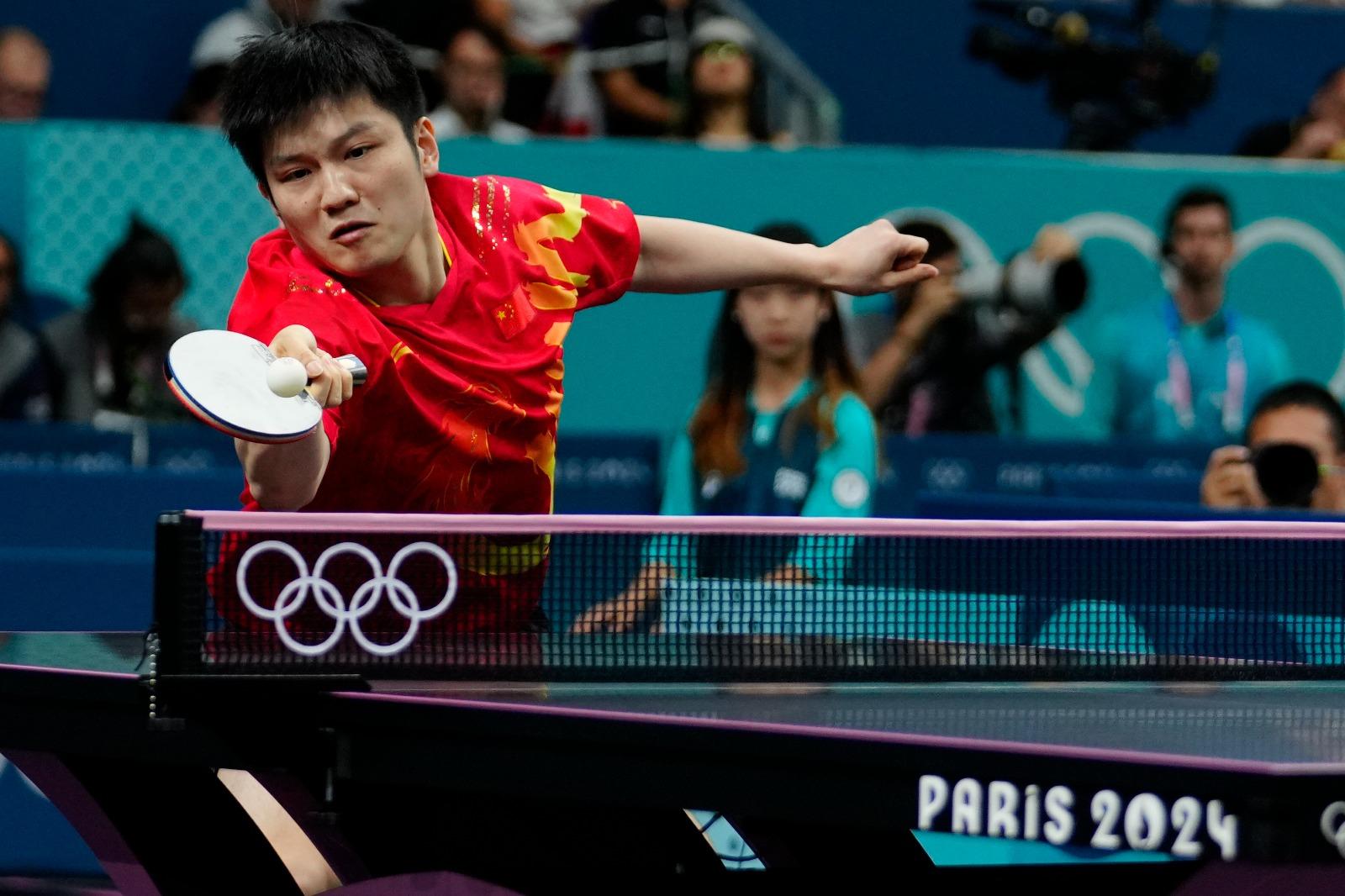 樊振東擊敗瑞典「六角戰士」莫雷加而奪金。