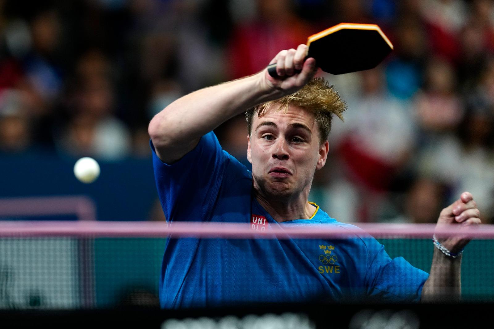 樊振東擊敗瑞典「六角戰士」莫雷加而奪金。