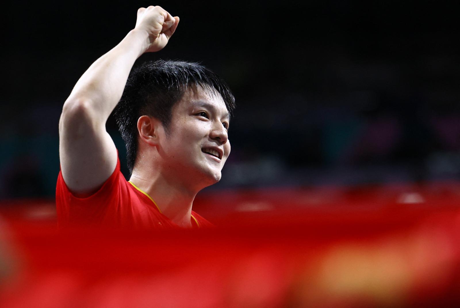 樊振東擊敗瑞典「六角戰士」莫雷加而奪金。