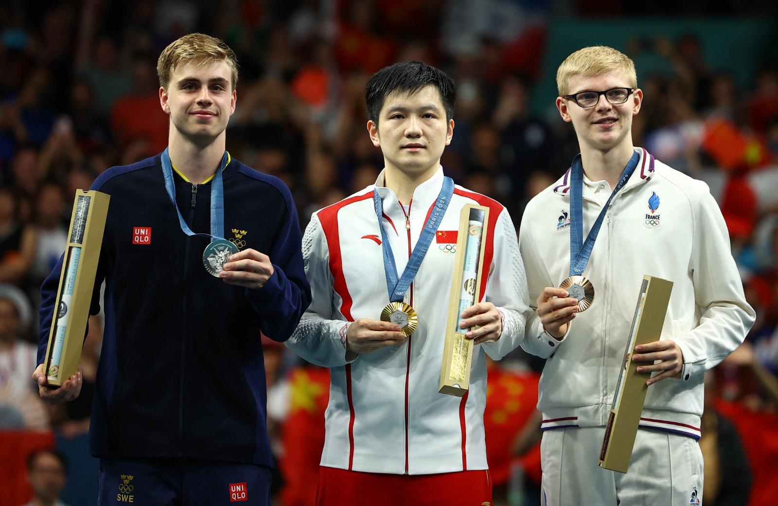 樊振東擊敗瑞典「六角戰士」莫雷加而奪金。