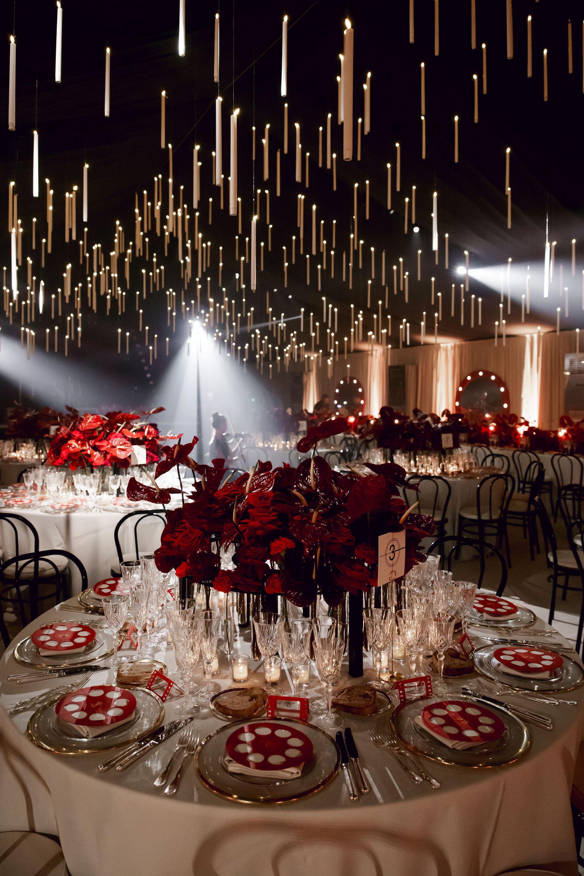 晚宴由吳千語親自構思,主題定為「Life is a Movie」,佈置像復古的意大利電影院。