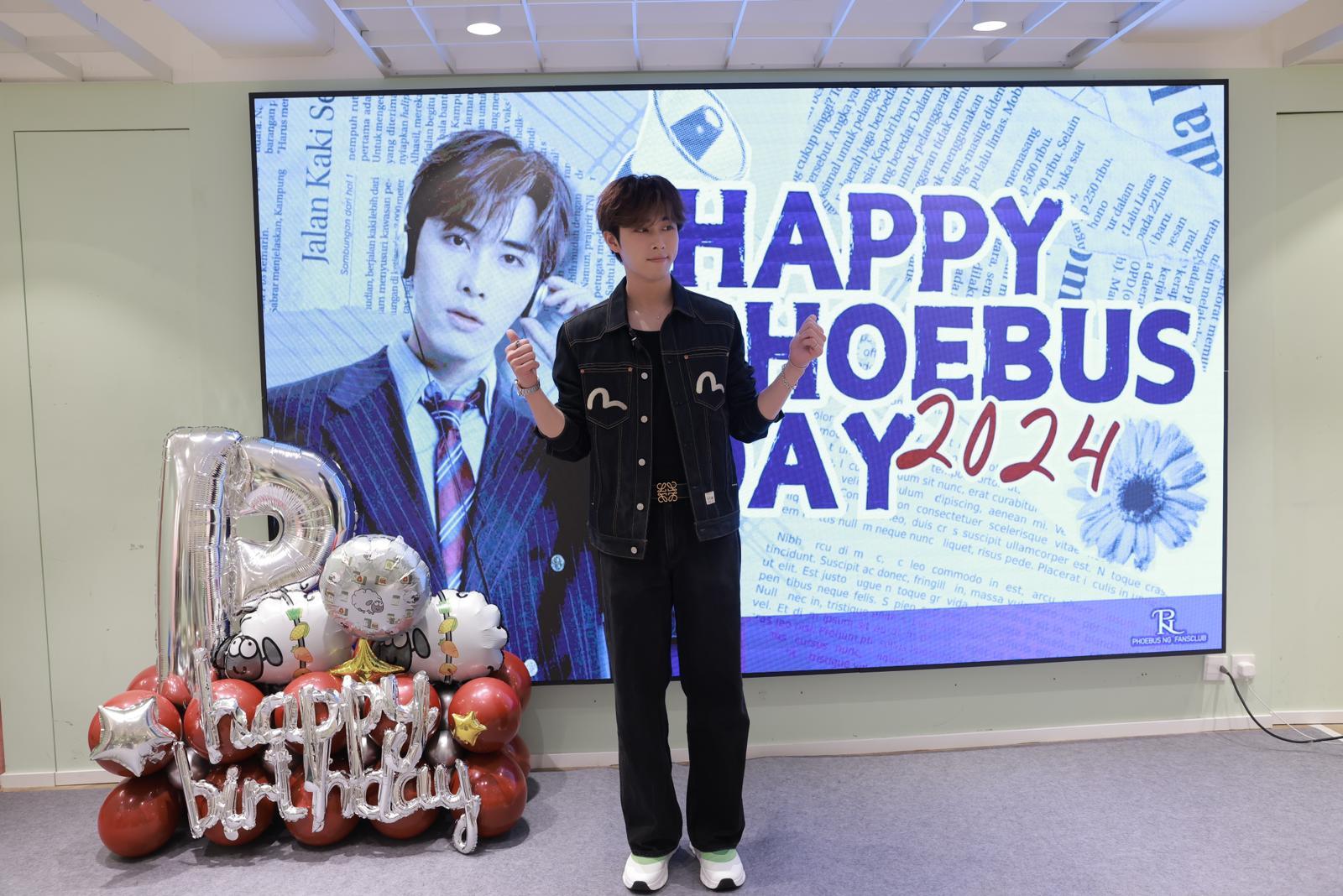 吳漢洋28歲生日,與fans提前慶祝。