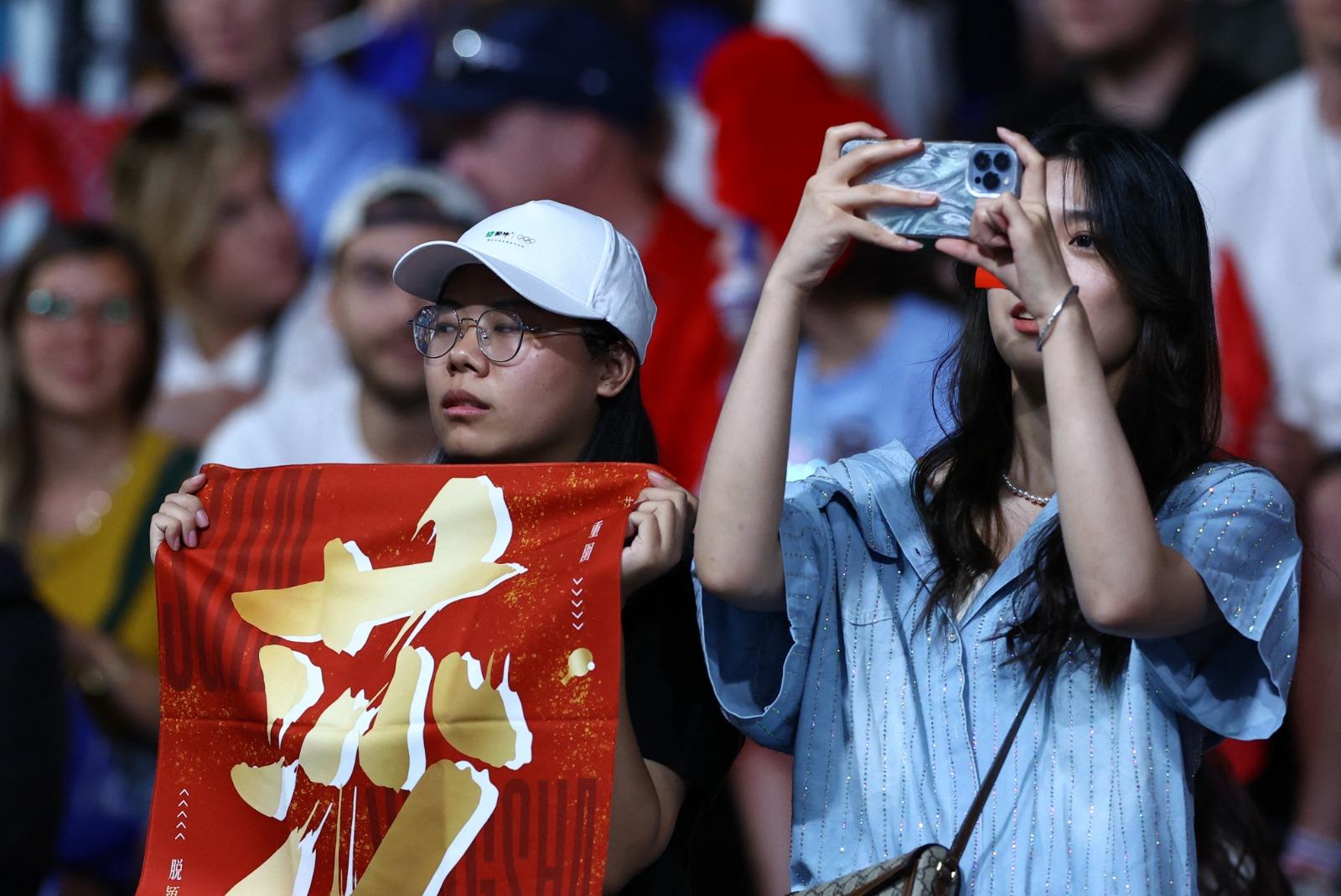 中國直落3場淘汰中華台北,晉身乒乓女團四強。