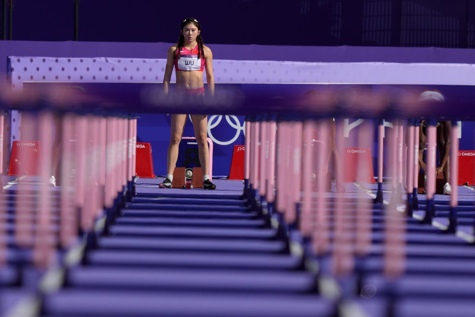 巴黎奧運|吳艷妮是中國跨欄女神。(新華社)