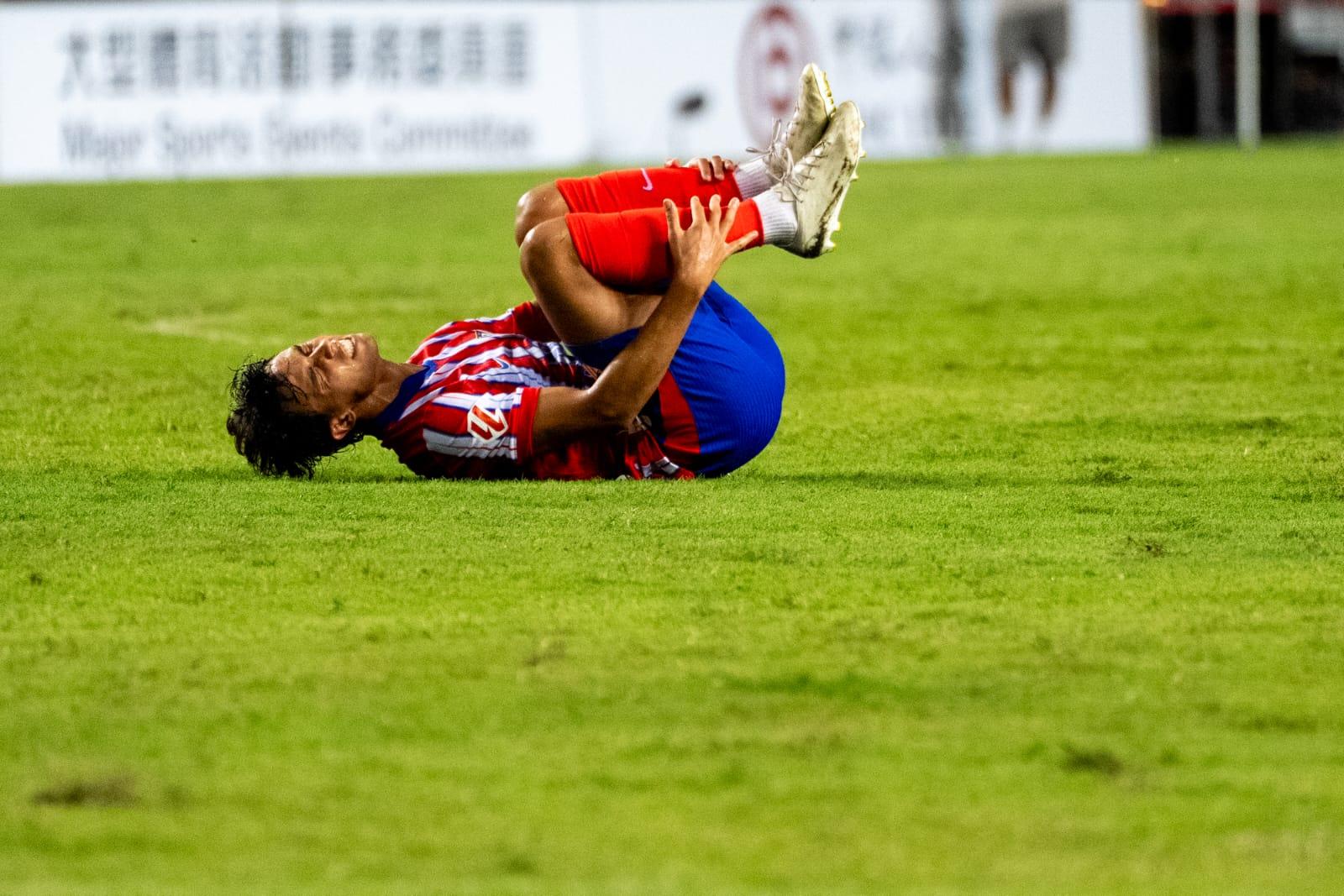 「中銀人壽盃」傑志 對 馬德里體育會。(林靄怡攝)