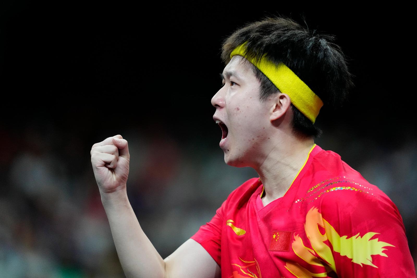 中國擊敗法國後,將與瑞典爭金。