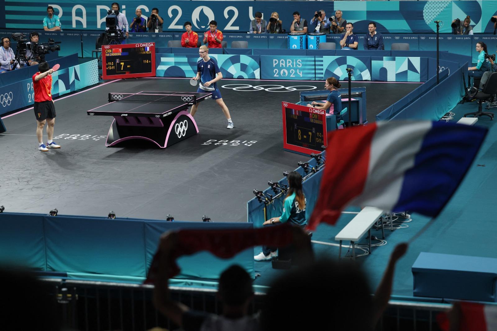 中國擊敗法國後,將與瑞典爭金。