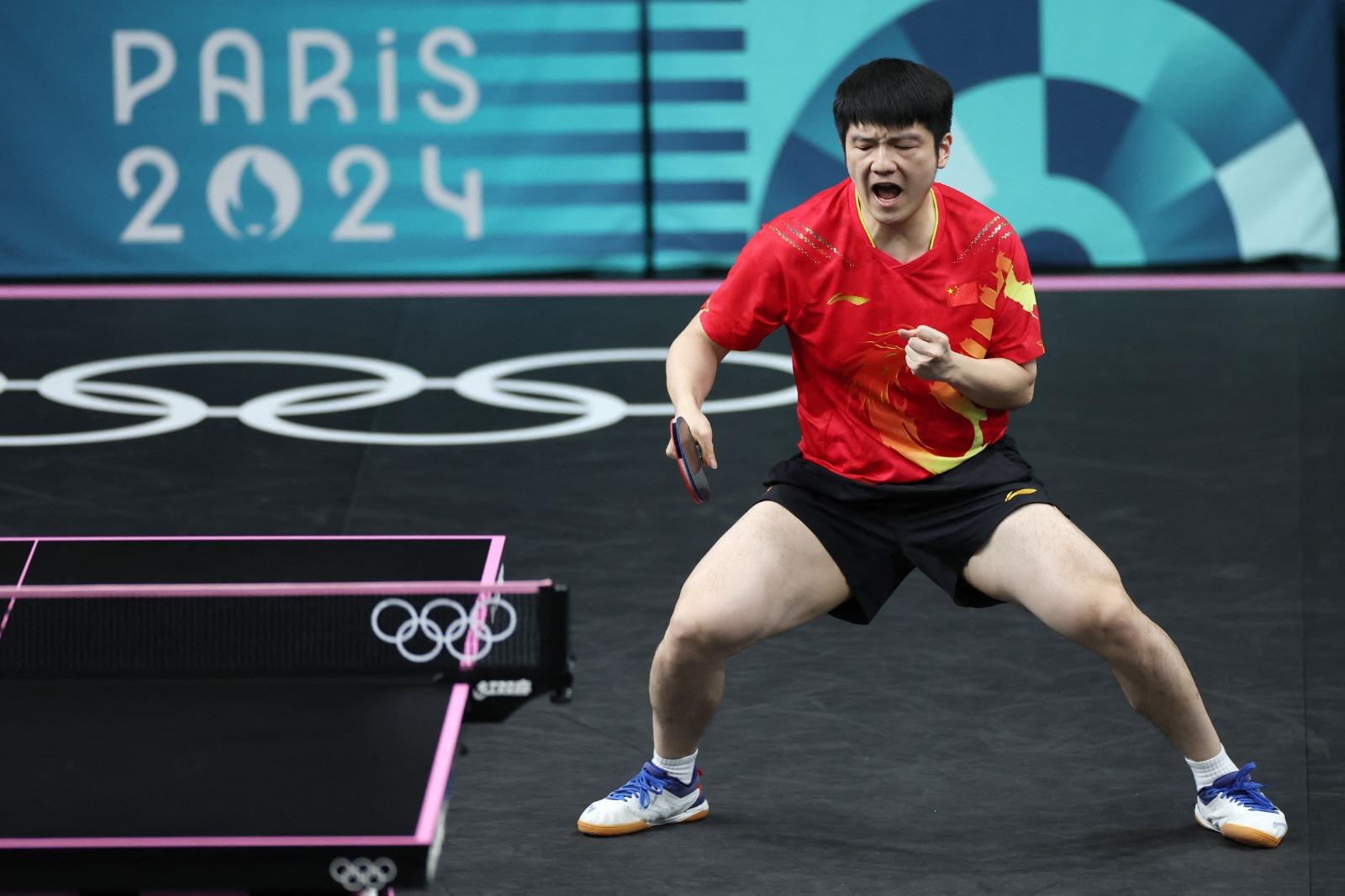 中國擊敗法國後,將與瑞典爭金。