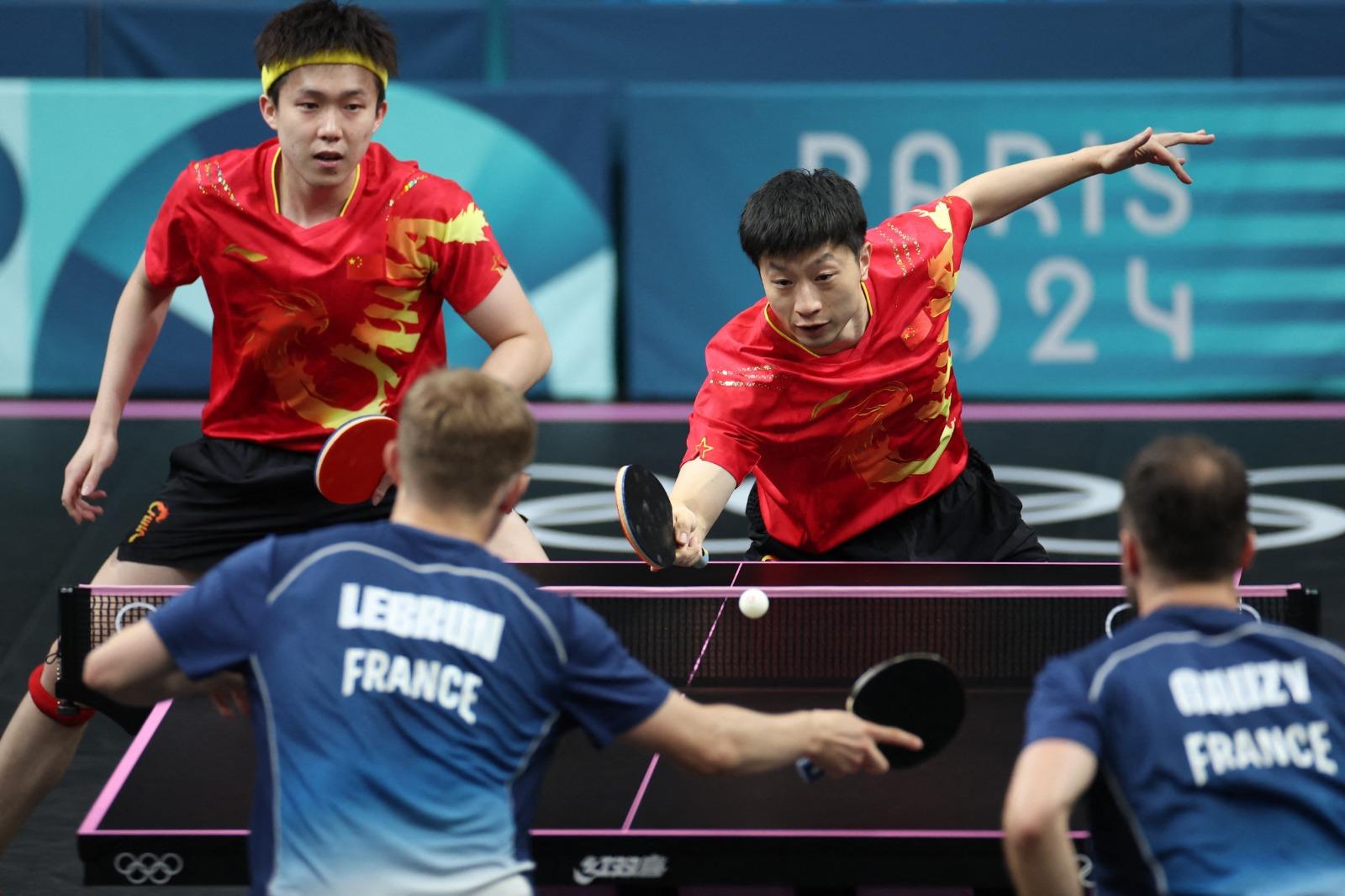 中國擊敗法國後,將與瑞典爭金。