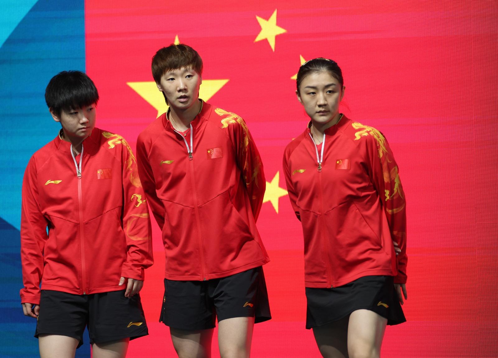 中國以直落三場擊敗南韓,晉身決賽。