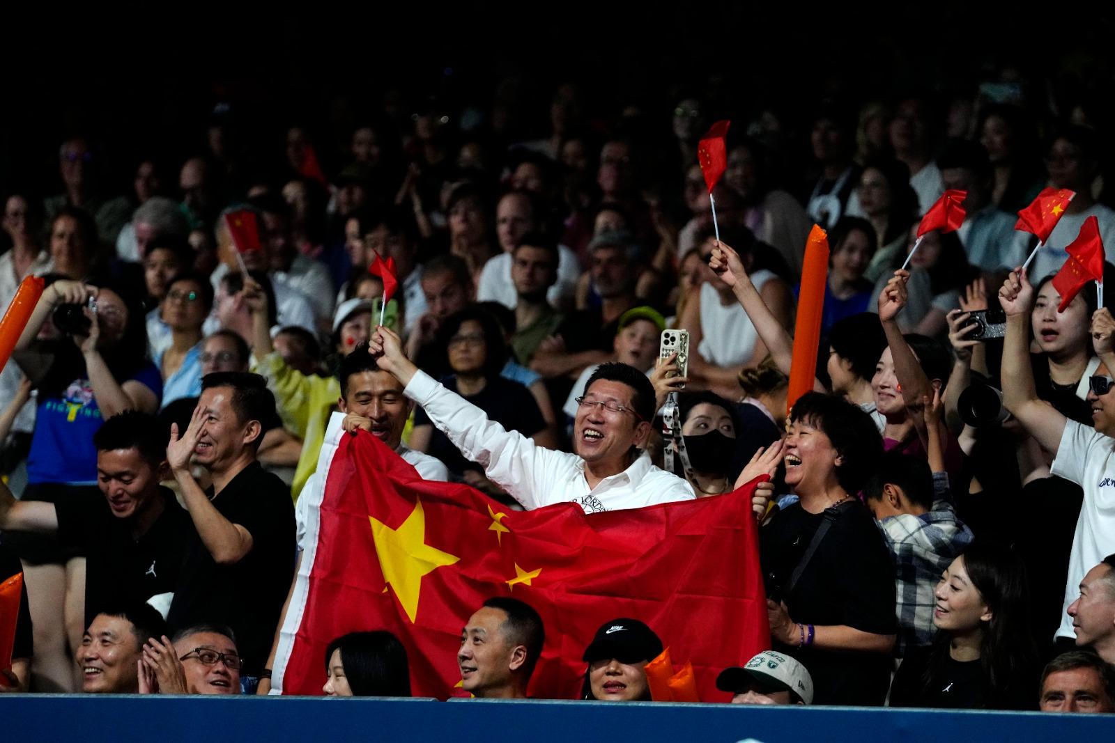 中國以直落三場擊敗南韓,晉身決賽。