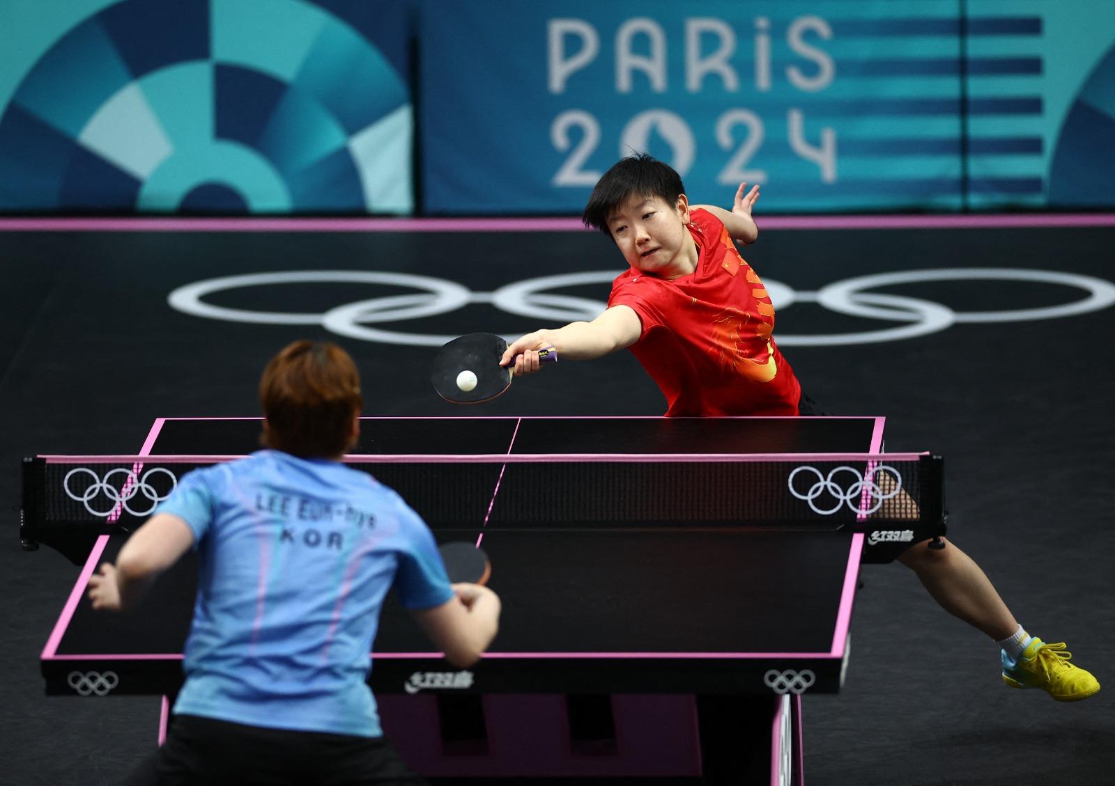 中國以直落三場擊敗南韓,晉身決賽。